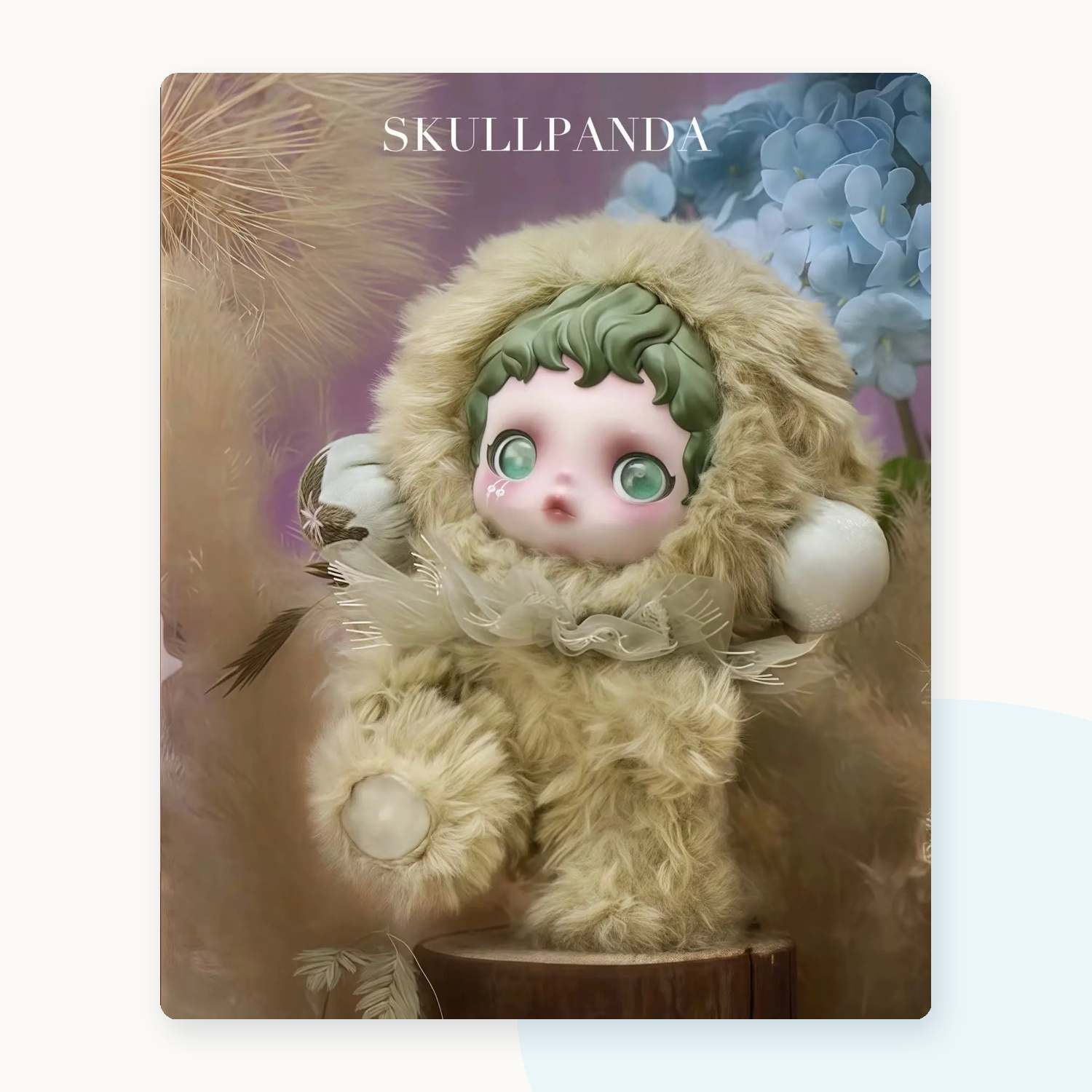 POP MART SKULLPANDA L’impressionnisme Series Plushie Pendant Blindbox - detail