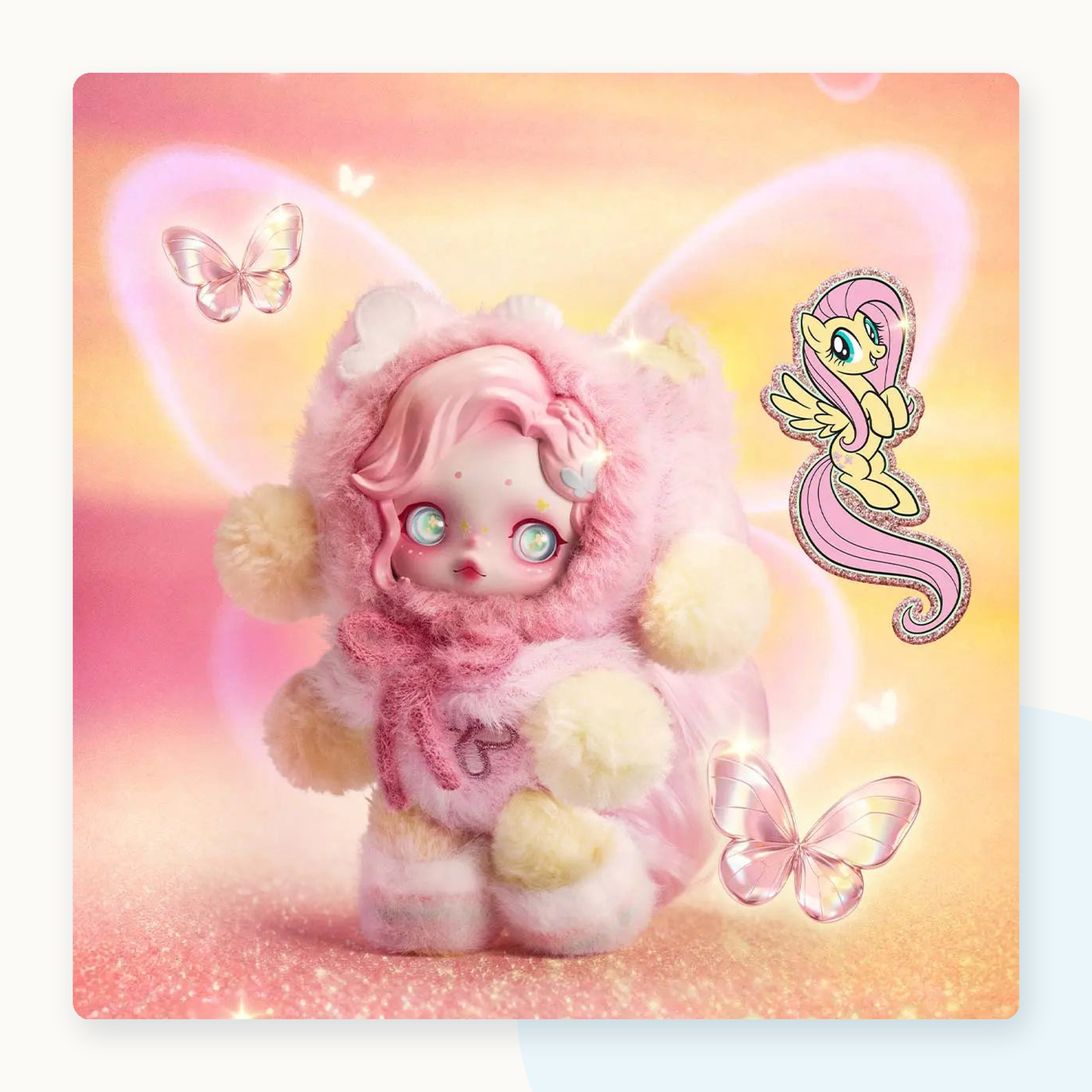 POP MART SKULLPANDA × My Little Pony Series Plush Pendant Blindbox - detail