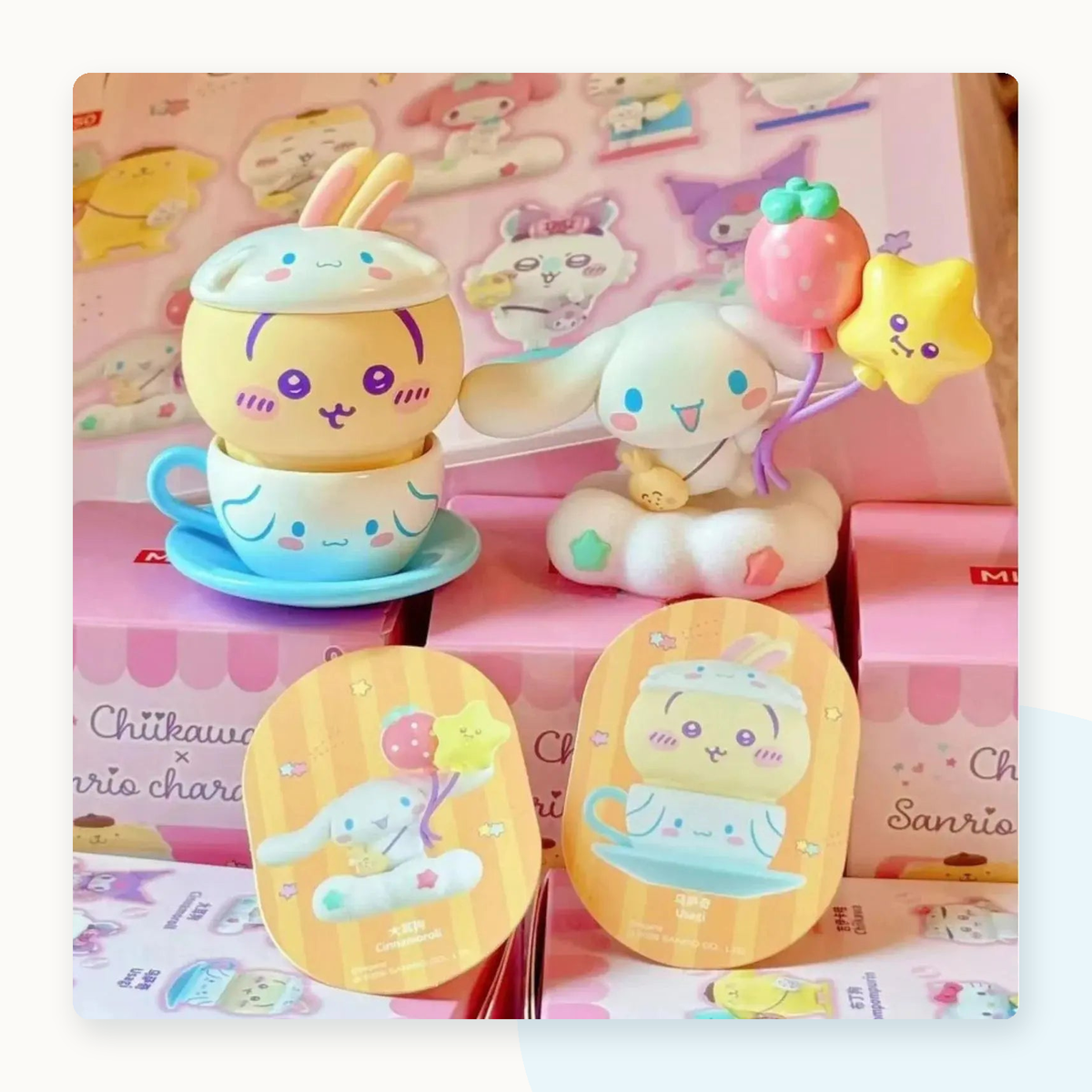 Miniso Chiikawa x Sanrio Miniso Figure Collection Blindbox - detail
