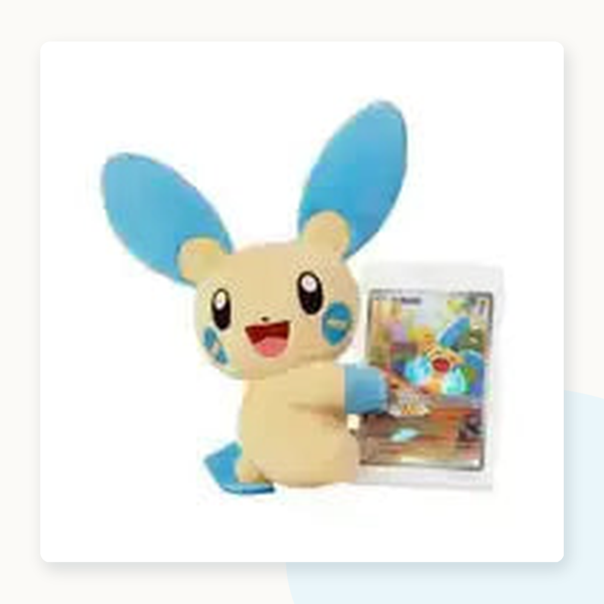 Pokemon PTCG Flash Rubbing Cheek Plush + Simplified Chinese Card Blind Box - detail