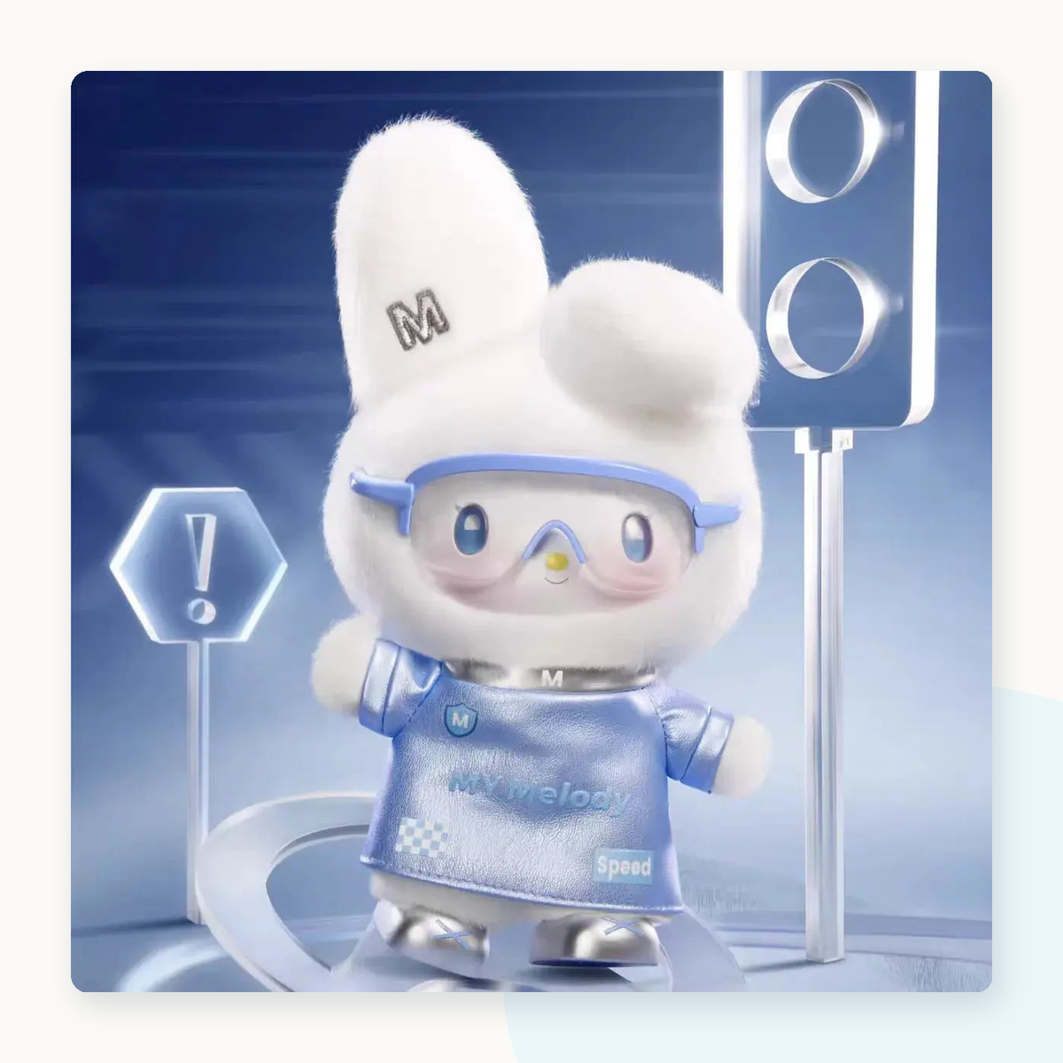 Miniso Sanrio Characters Cyber Age Series Vinyl Plush Pendant Blindbox - detail