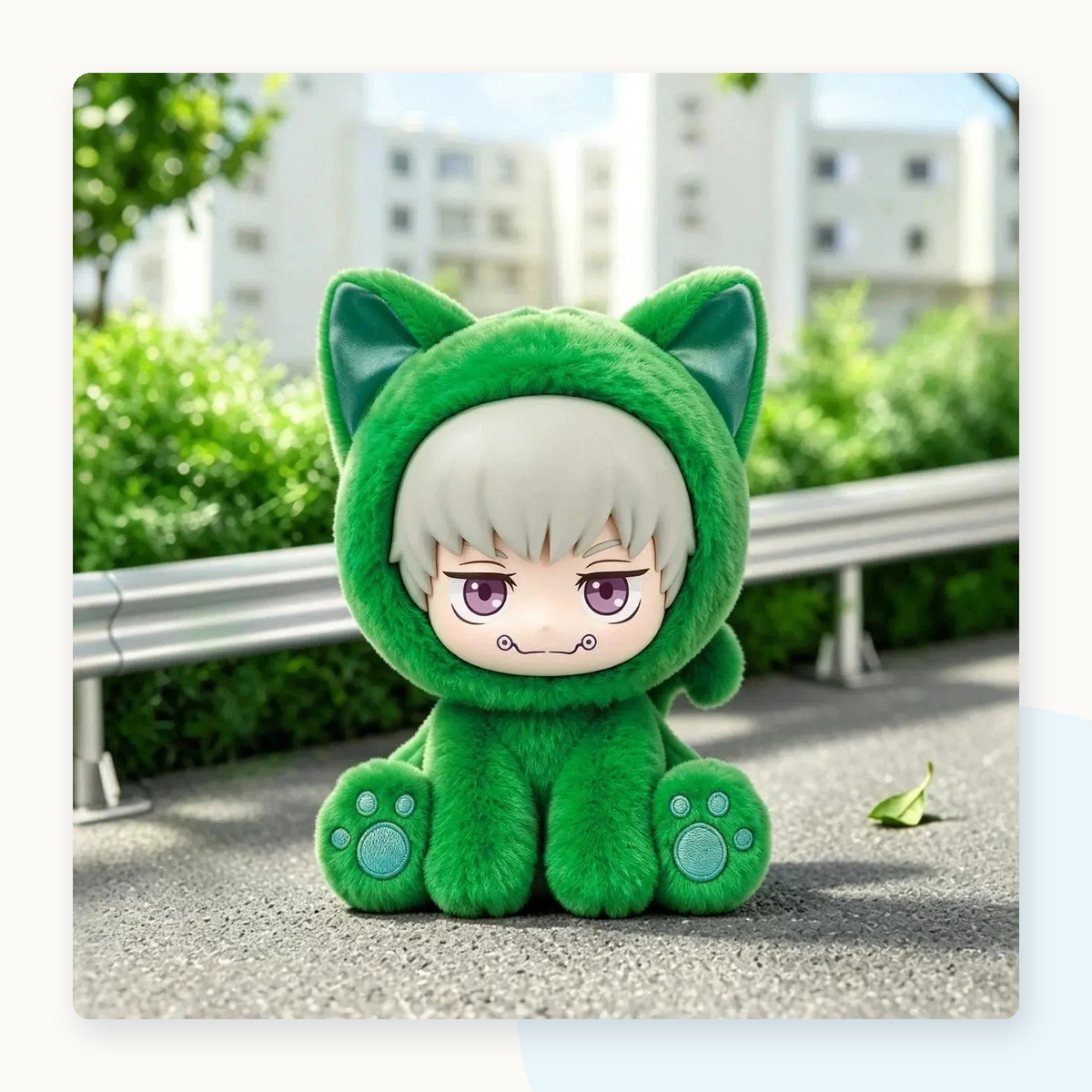 Jujutsu Kaisen Sitting Cat Party Series Plush Pendant Blind Box - detail