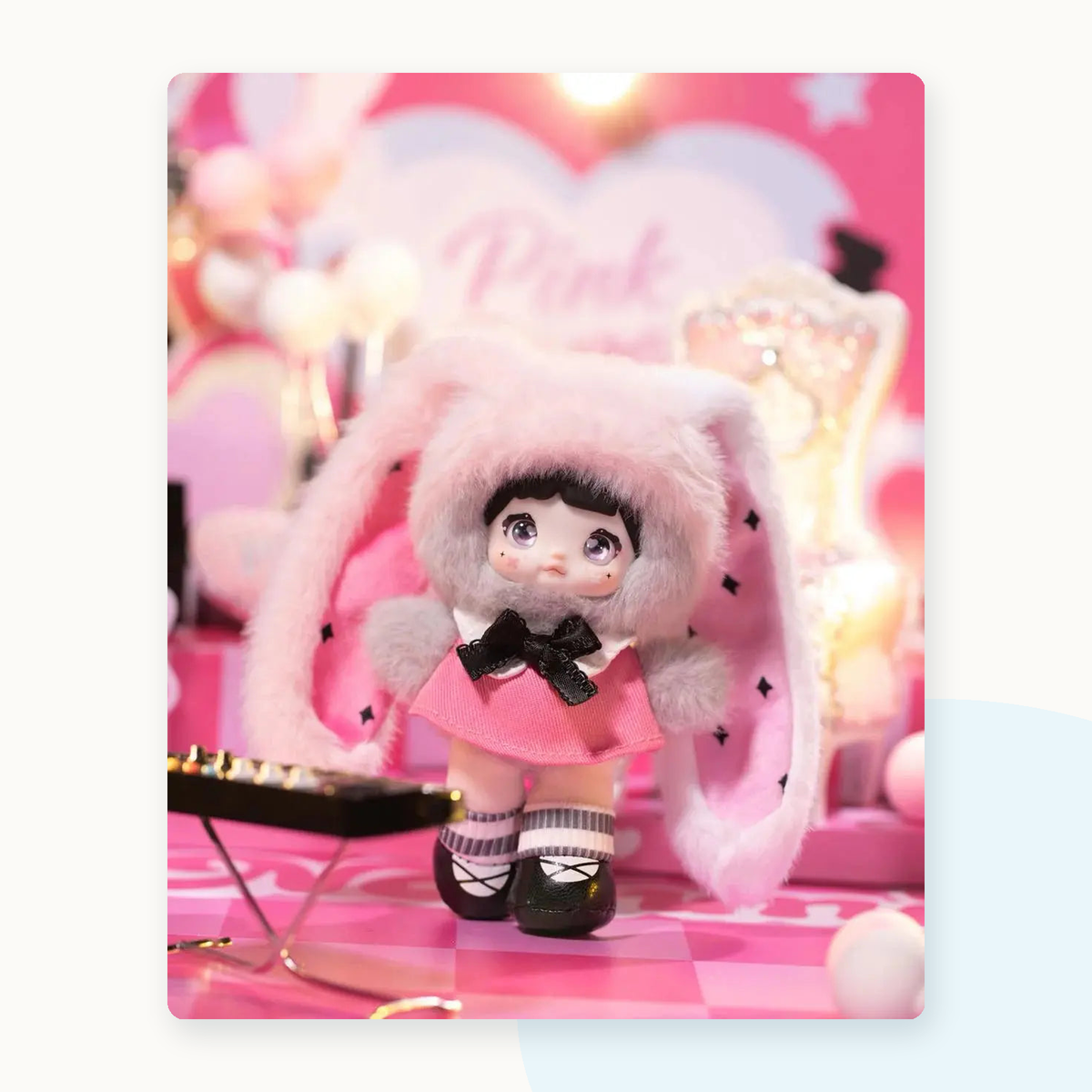 Nommi Pink Energy Series Plush Pendant Blind Box - detail