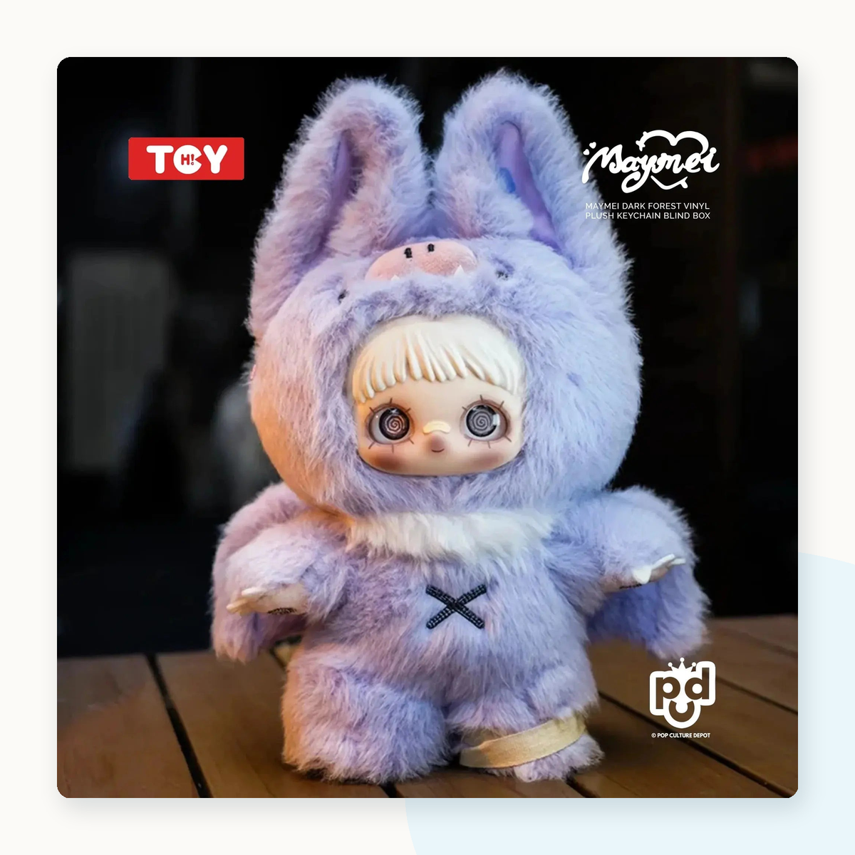 Maymei Dark Forest Series Vinyl Plush Keychain Blind Box - detail