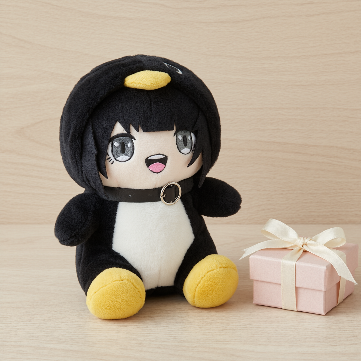 Collectible Goo Goo Gaga Penguin Soft Cute & Huggable Throw Pillow Stuffed Animal Plushie - gift