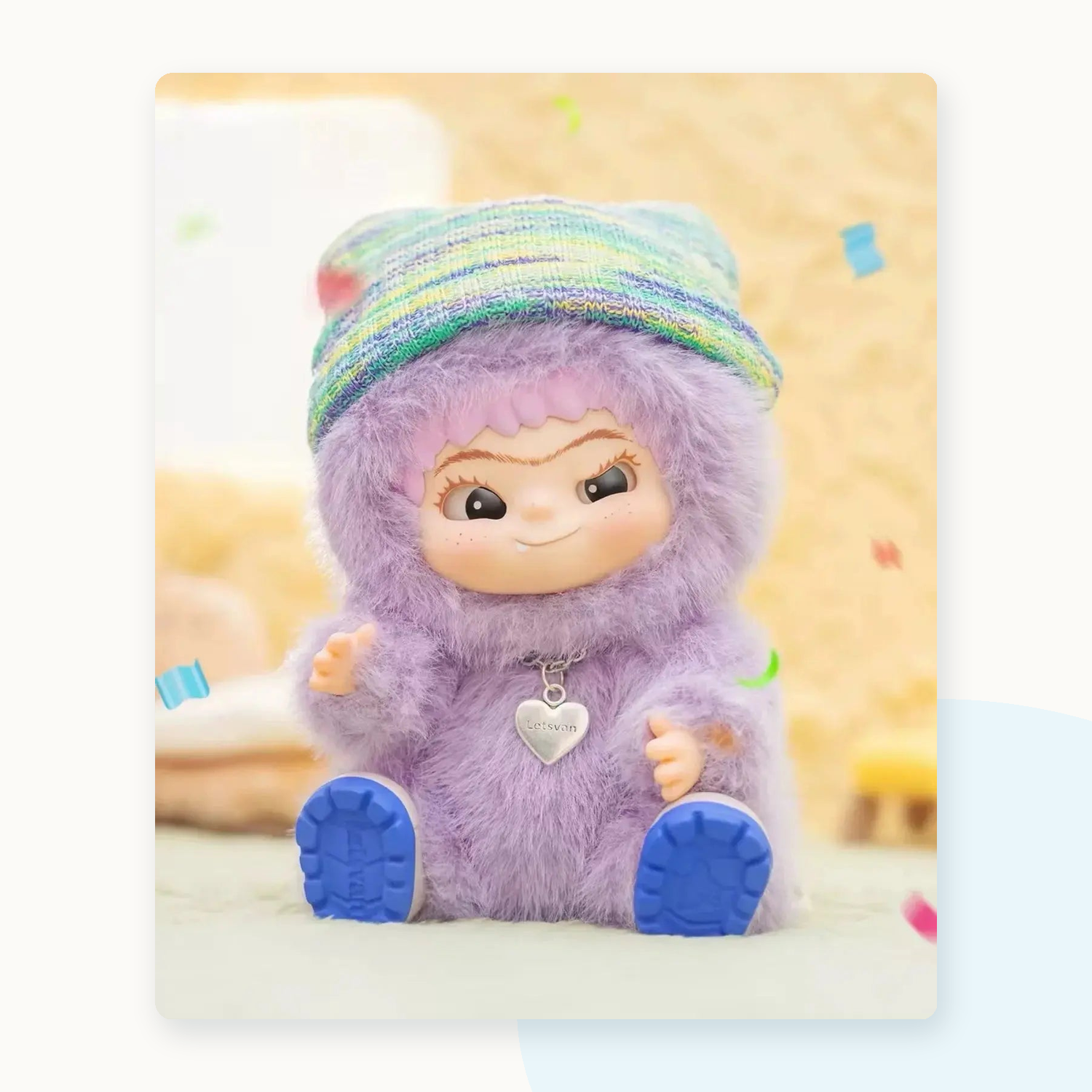 WAKUKU Fuzzy Trendy Fun Party Series Plush Dolls Blindbox - detail