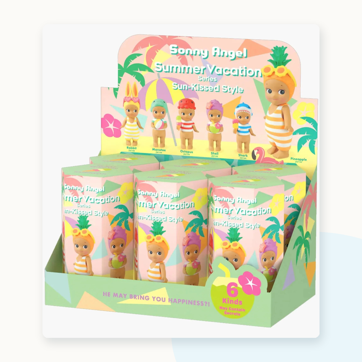 Sonny Angel Summer Vacation Series Sun-Kissed Style Figure Blind Box - detail