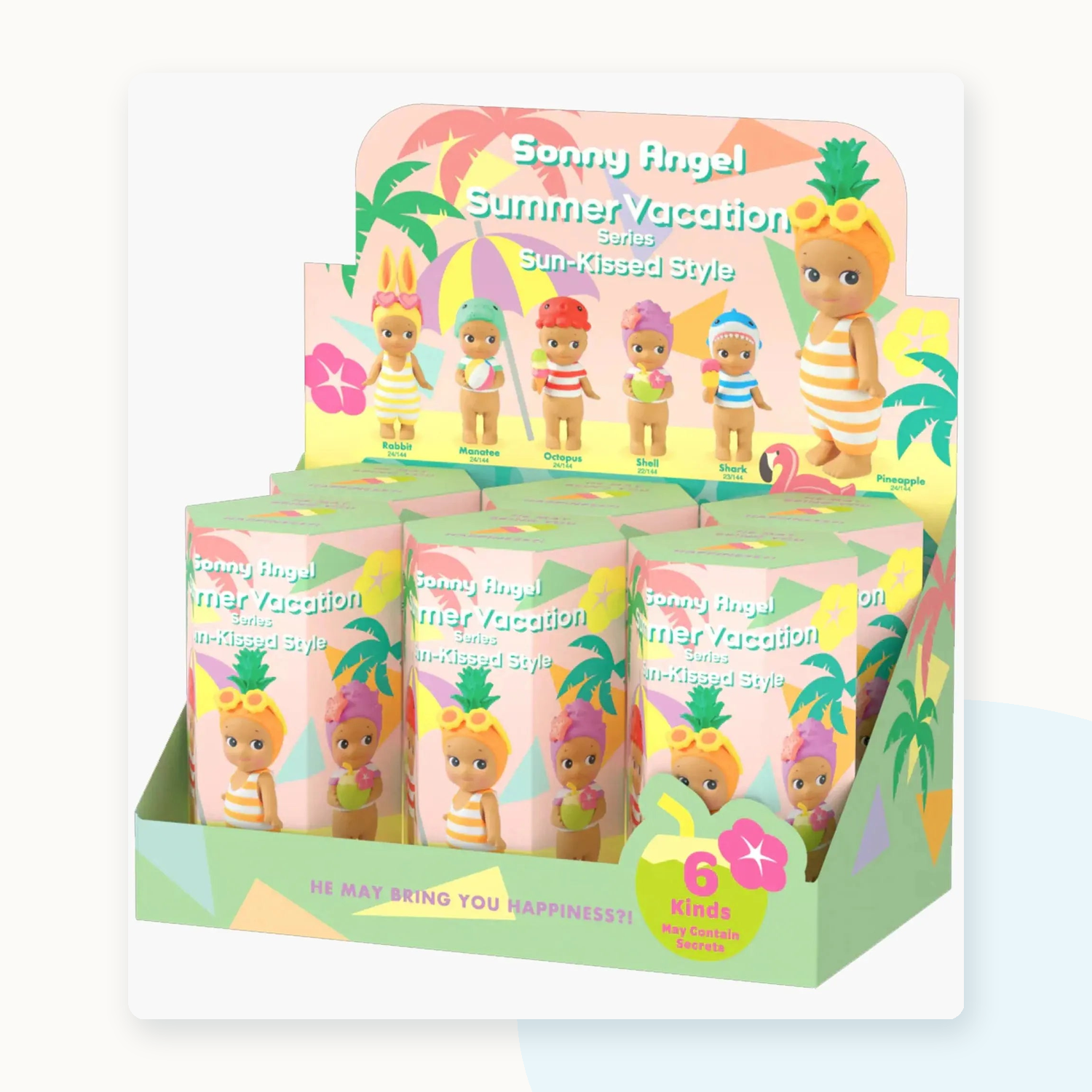 Sonny Angel Summer Vacation Series Sun-Kissed Style Figure Blind Box - detail