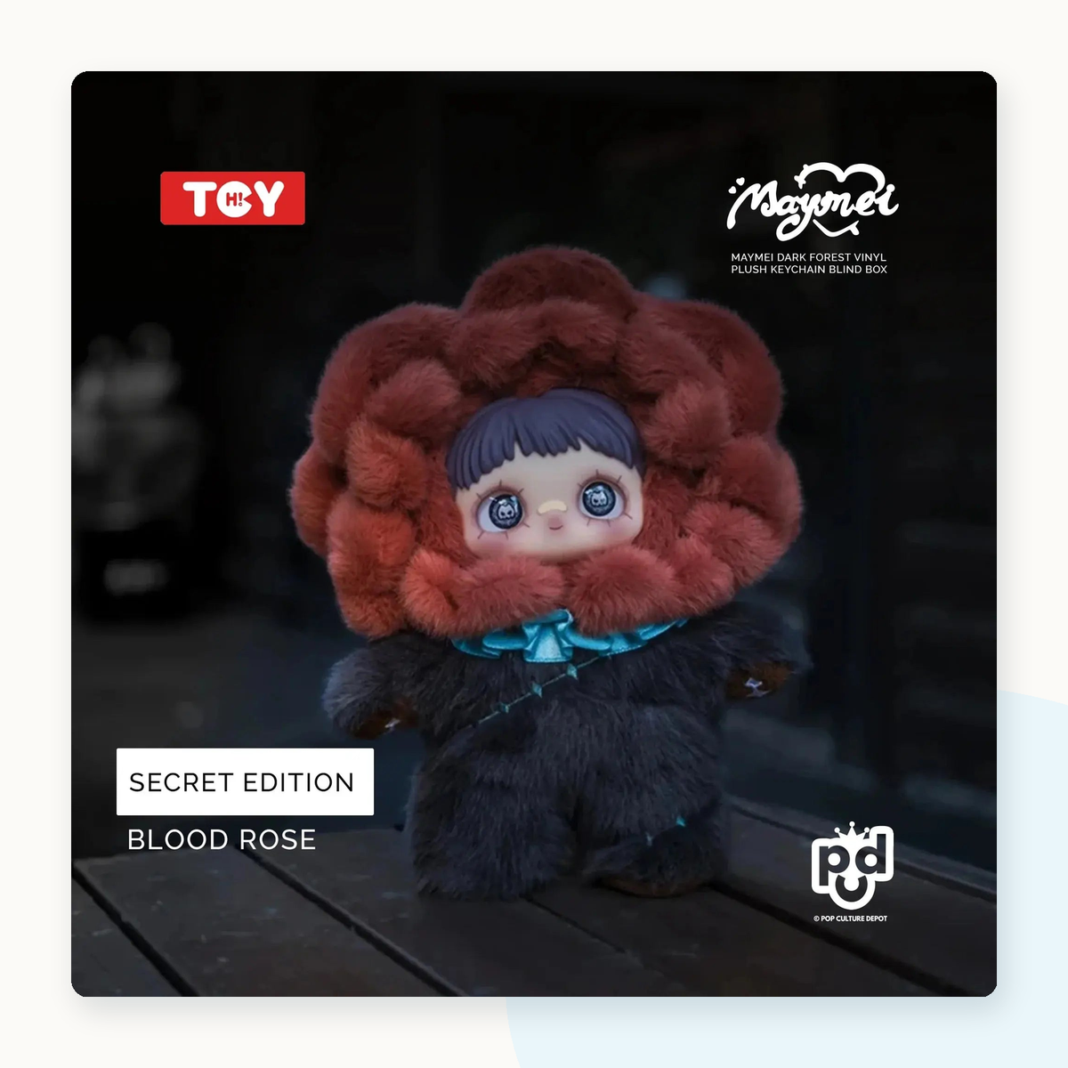 Maymei Dark Forest Series Vinyl Plush Keychain Blind Box - detail