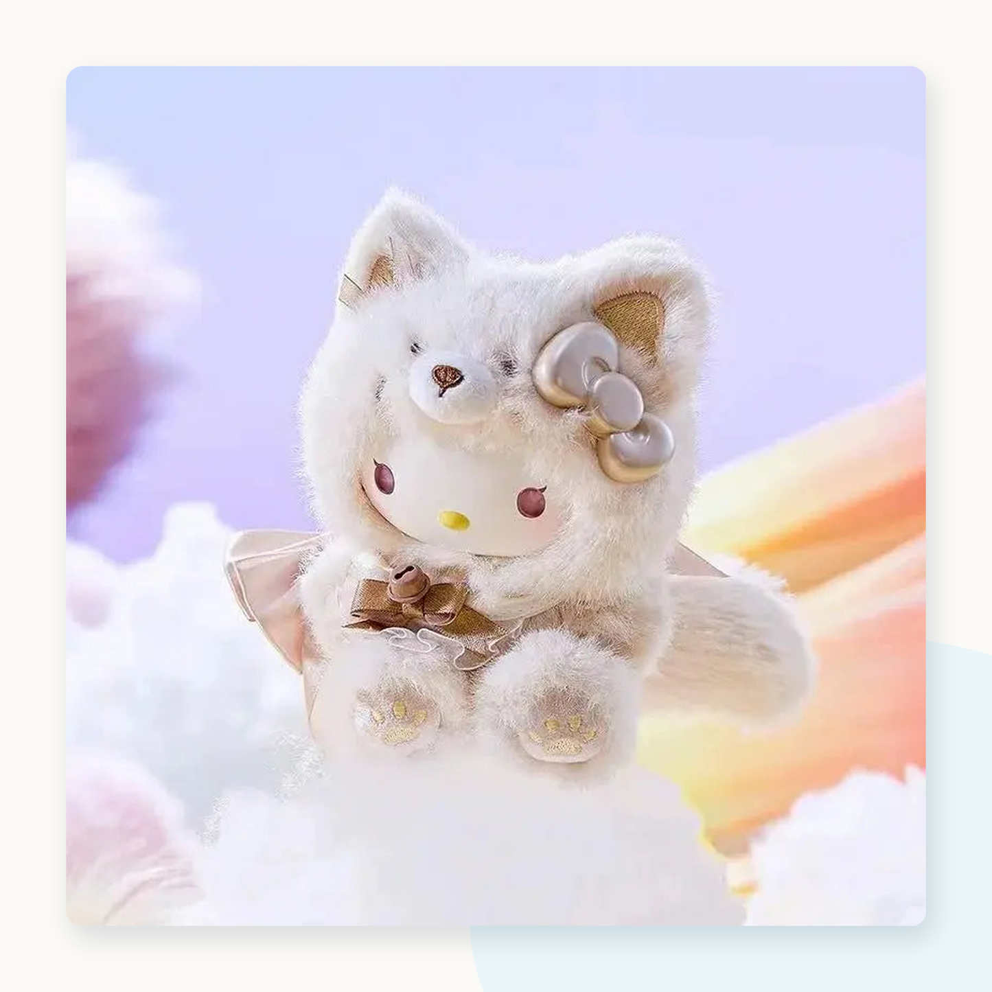 Miniso Sanrio Characters Fox Island Plush Doll Blind Box - detail