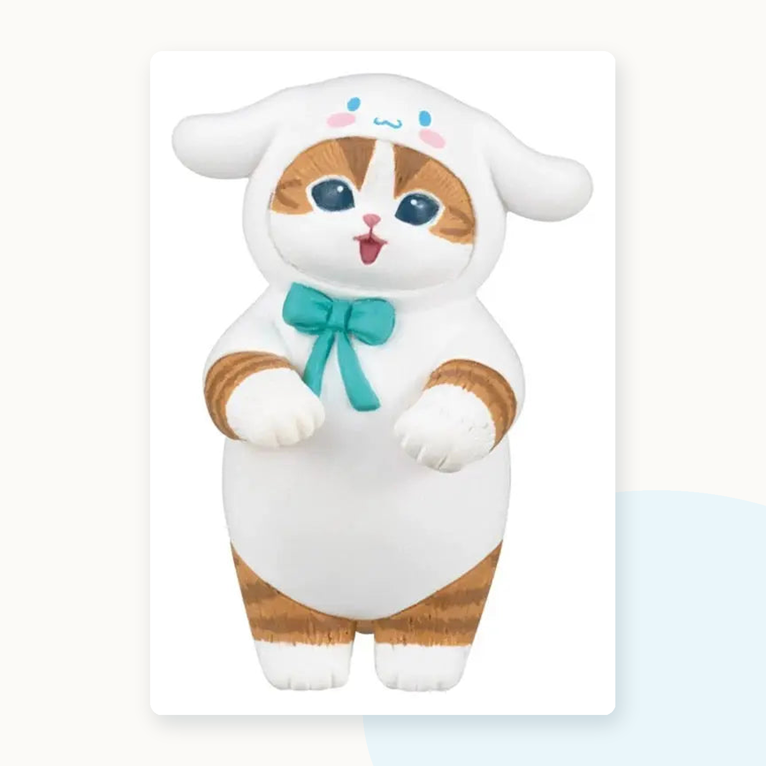 Mofusand X Sanrio Characters Nyan Gachapon Blindbox Capsule Mini Figurines - detail