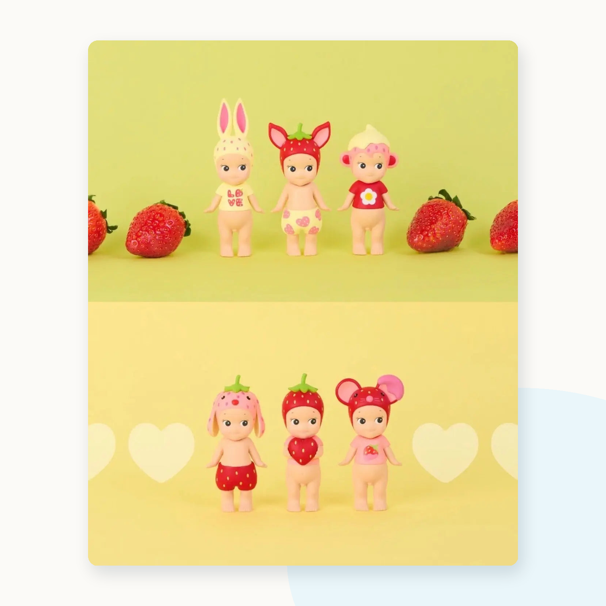 Sonny Angel Mini Figure Strawberry Love Series - detail