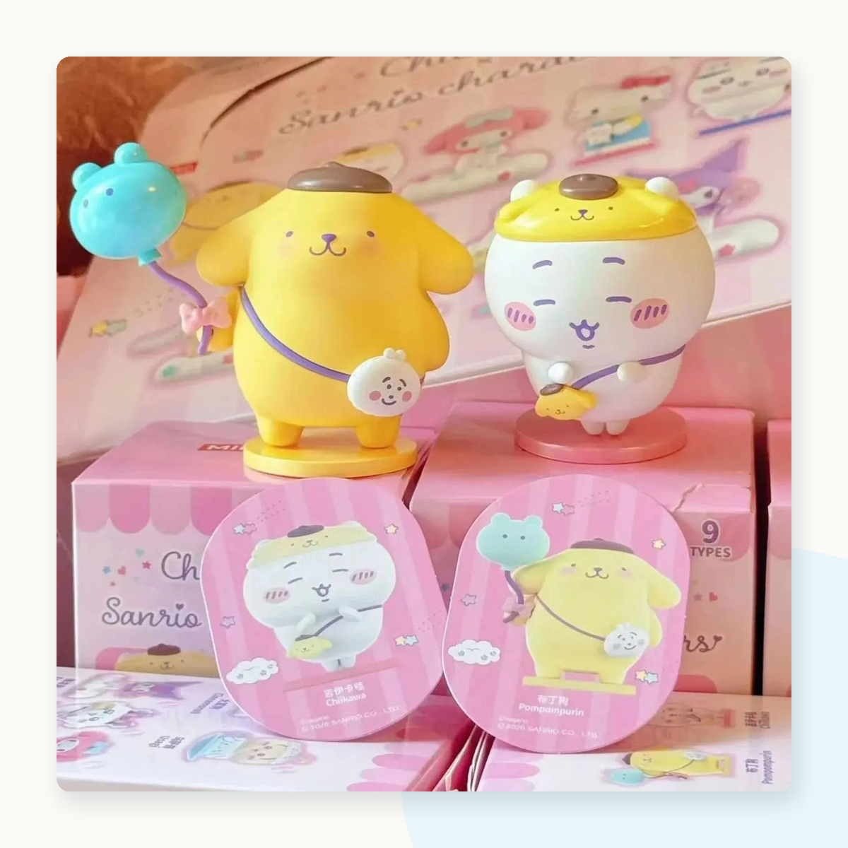 Miniso Chiikawa x Sanrio Miniso Figure Collection Blindbox - detail
