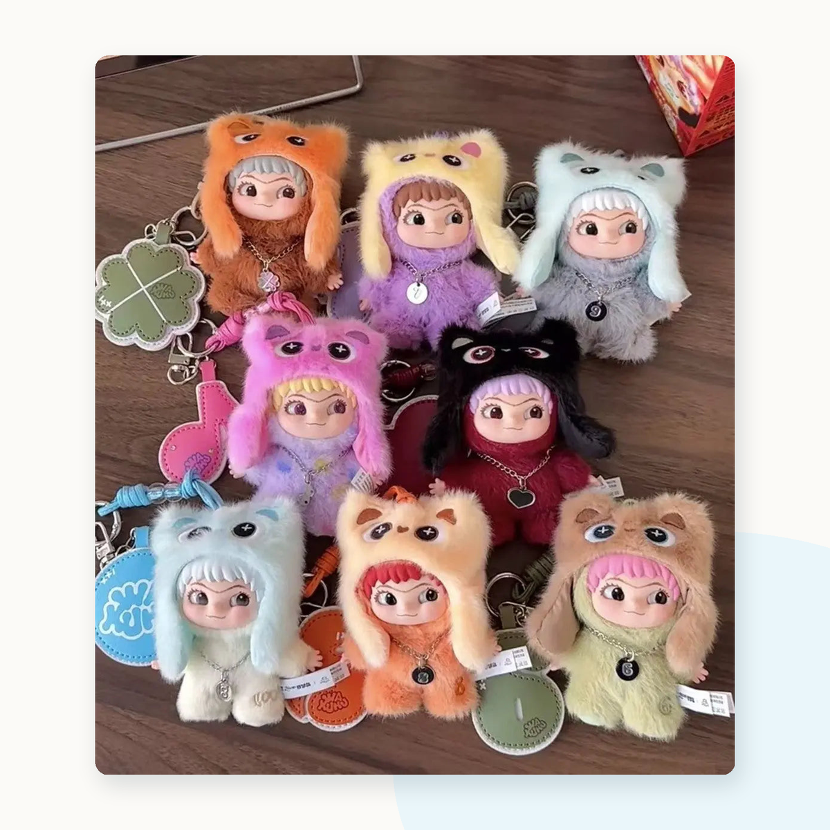 WAKUKU On a Roll Series Plush Dolls Blindbox - detail
