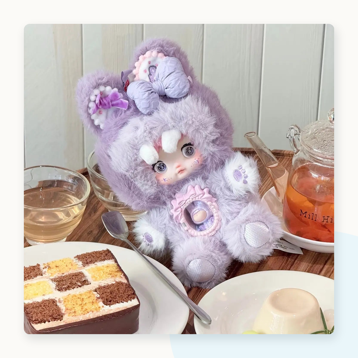 Nommi X Amarlilith A Bite of Sweetheart Plush Series Keychain Blind Box - detail