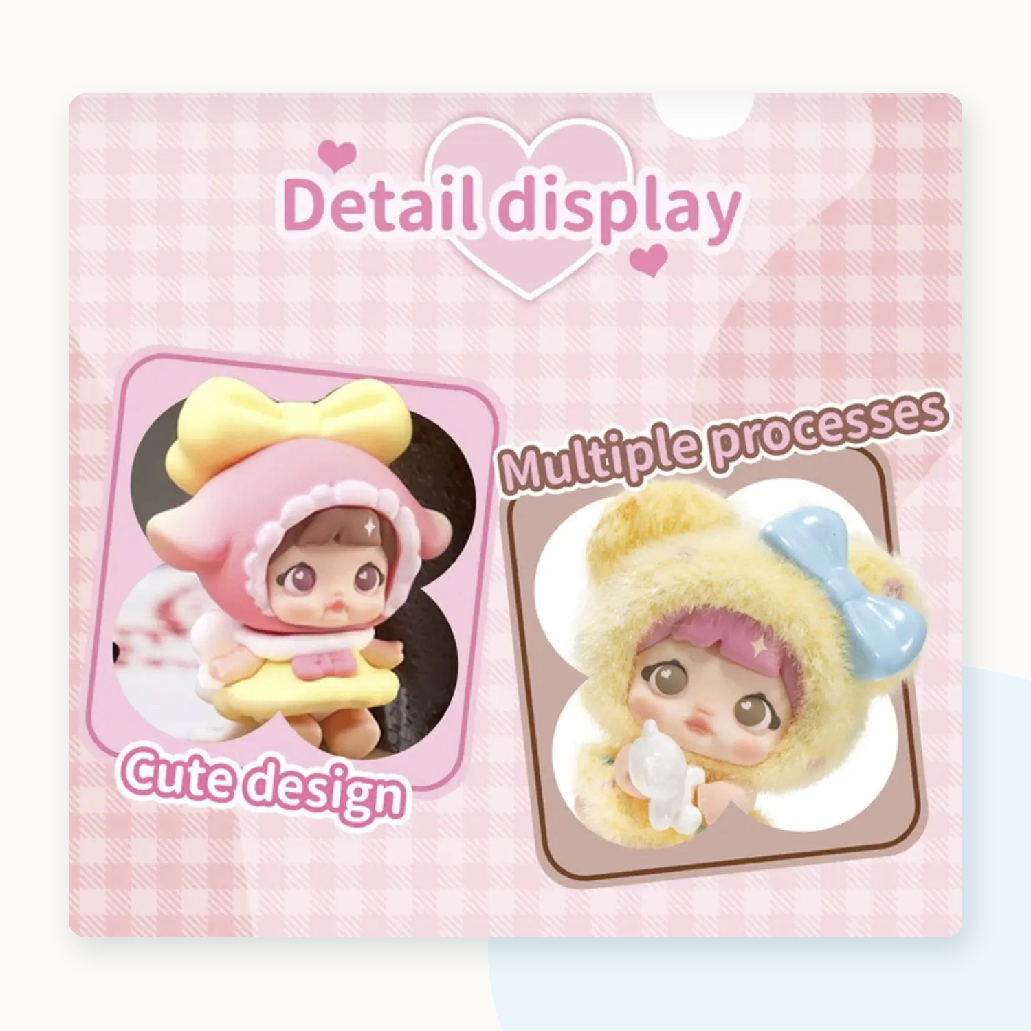 Nommi Sweetheart Plan Series Mini Bean Blind Bag - detail