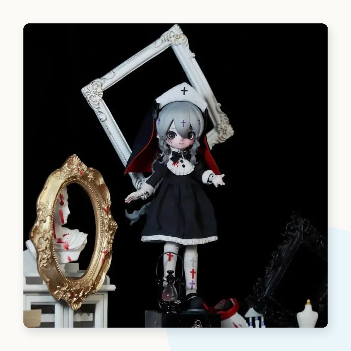 Nyssa Bizarre Nightmare Series 1/12 Action Figure BJD Blind Box - detail