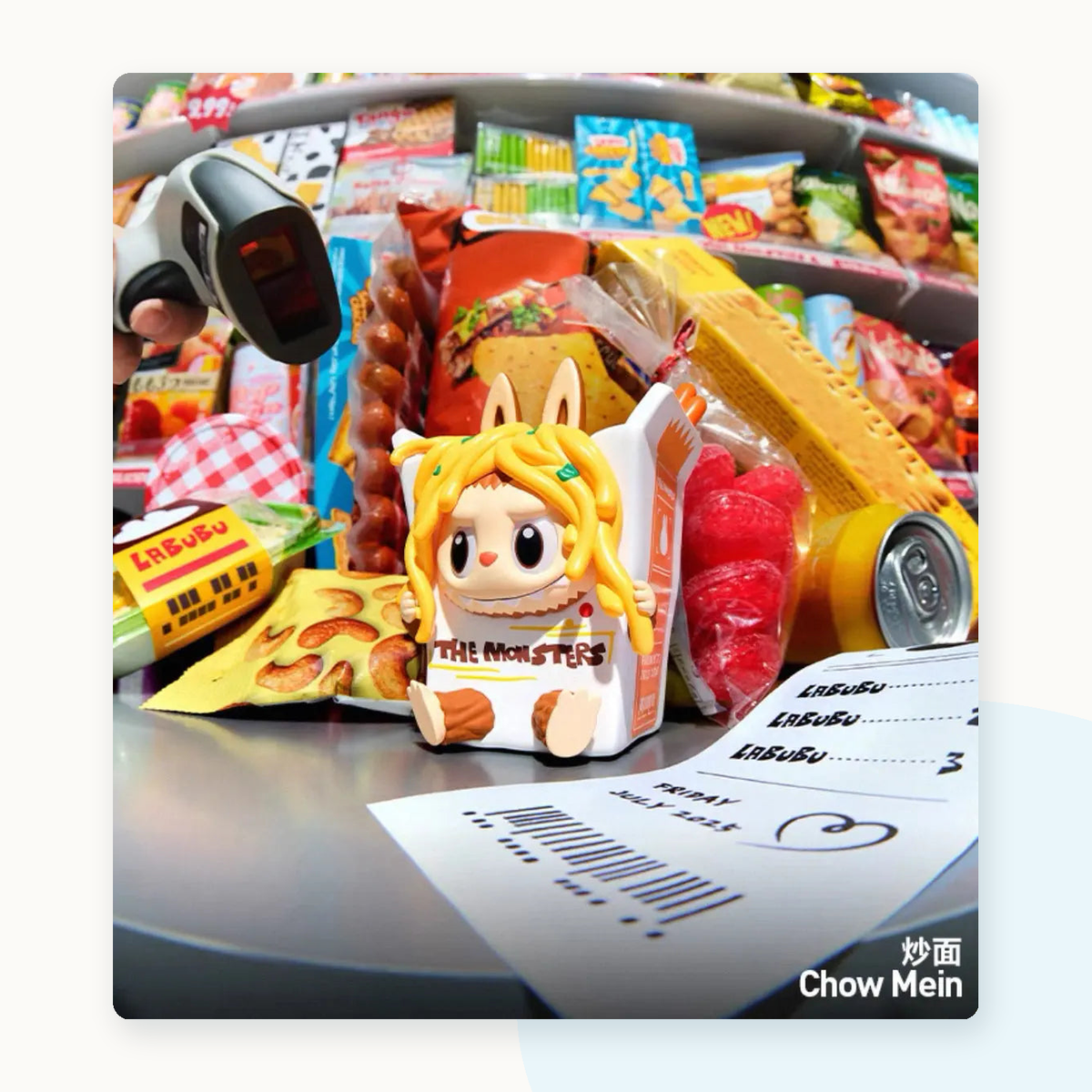 POP MART Labubu The Monsters Wacky Mart Series Figures Blindbox - detail