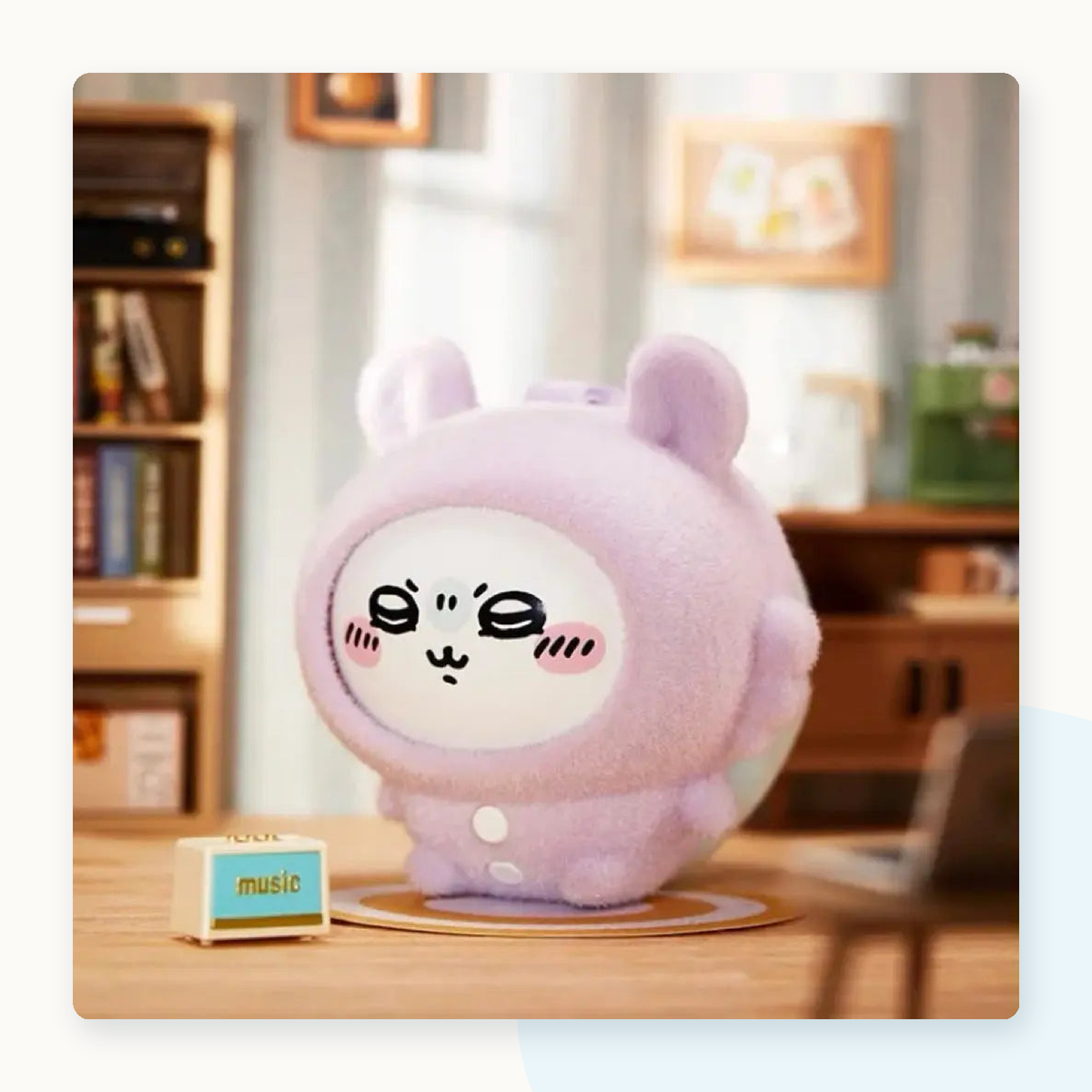Miniso Chiikawa Pajamas Series Face-Changing Blind Box Pendant - detail