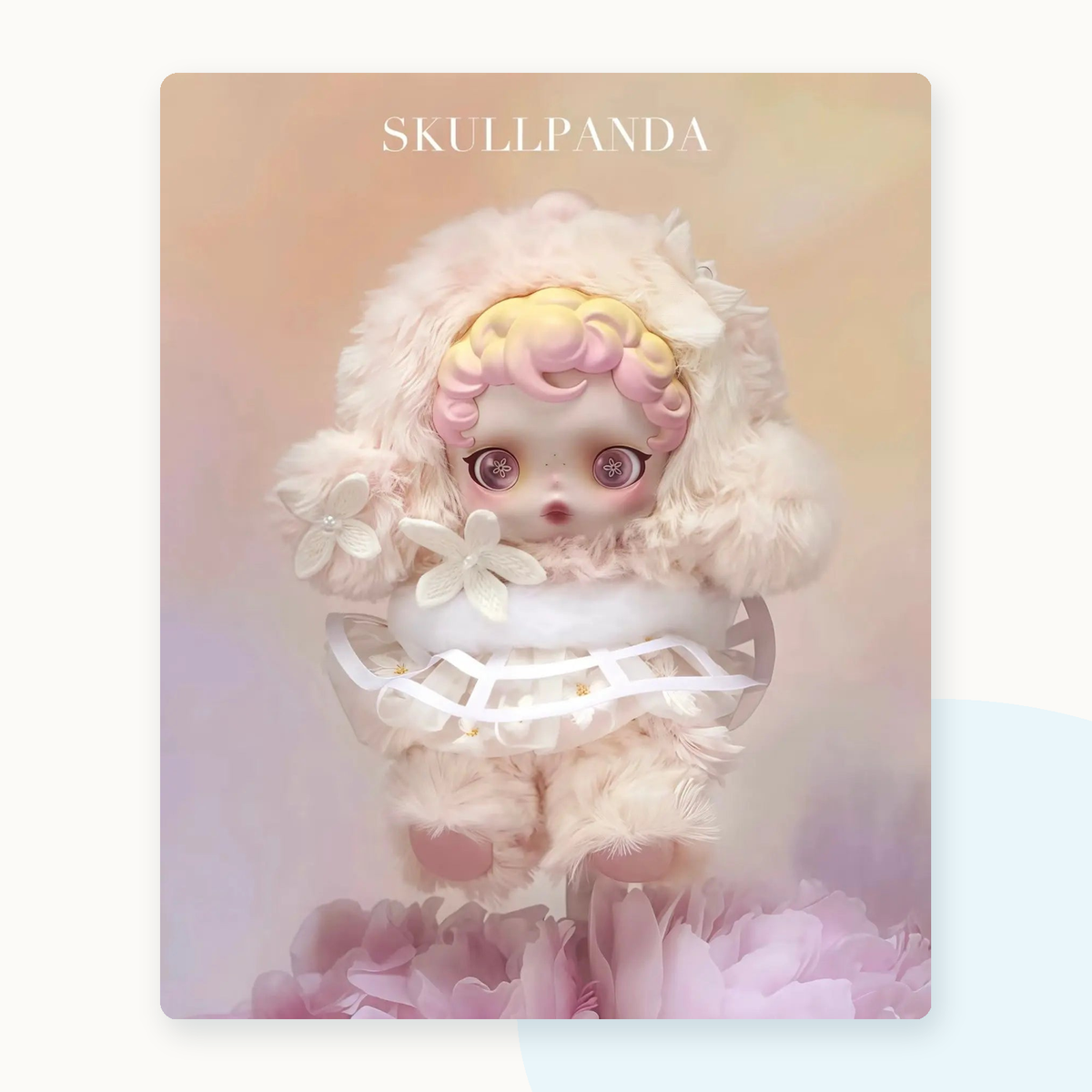 POP MART SKULLPANDA L’impressionnisme Series Plushie Pendant Blindbox - detail