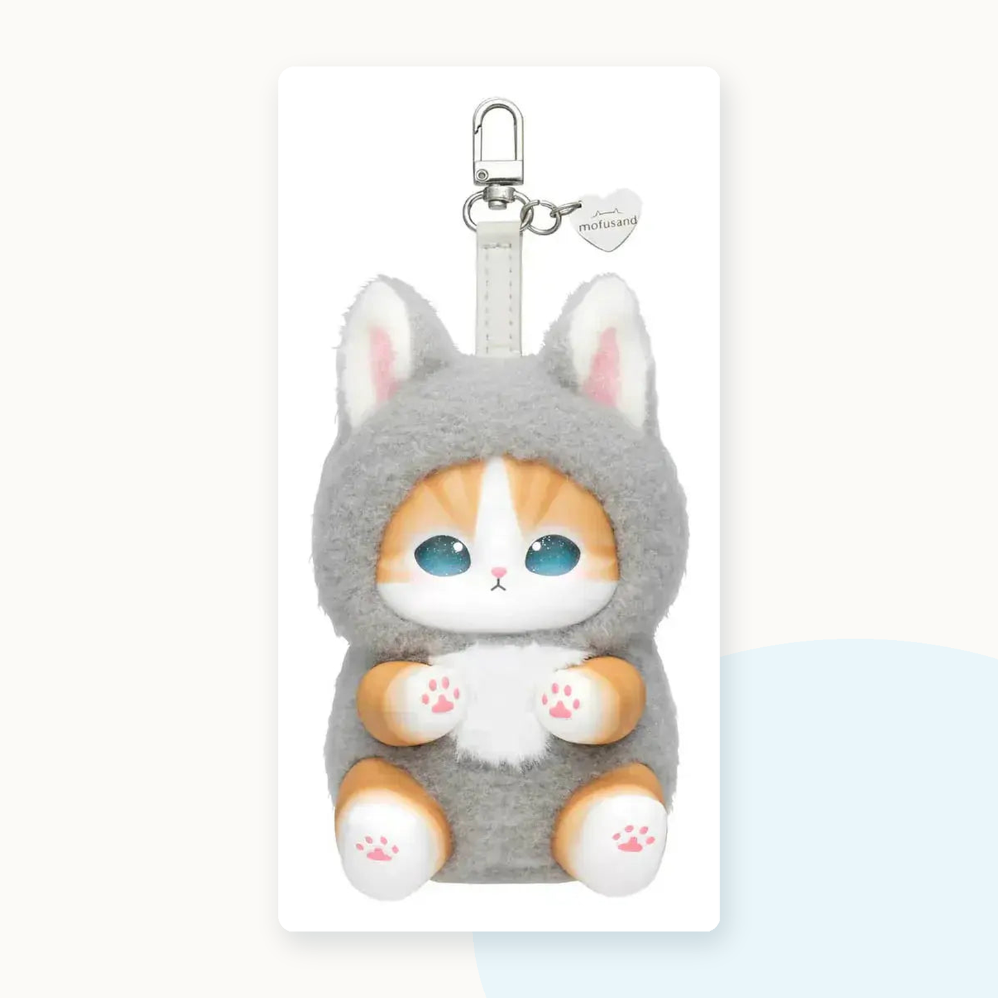 Mofusand Kiramekko Fluffy Kittens Vinyl Keychain Blind Box - detail