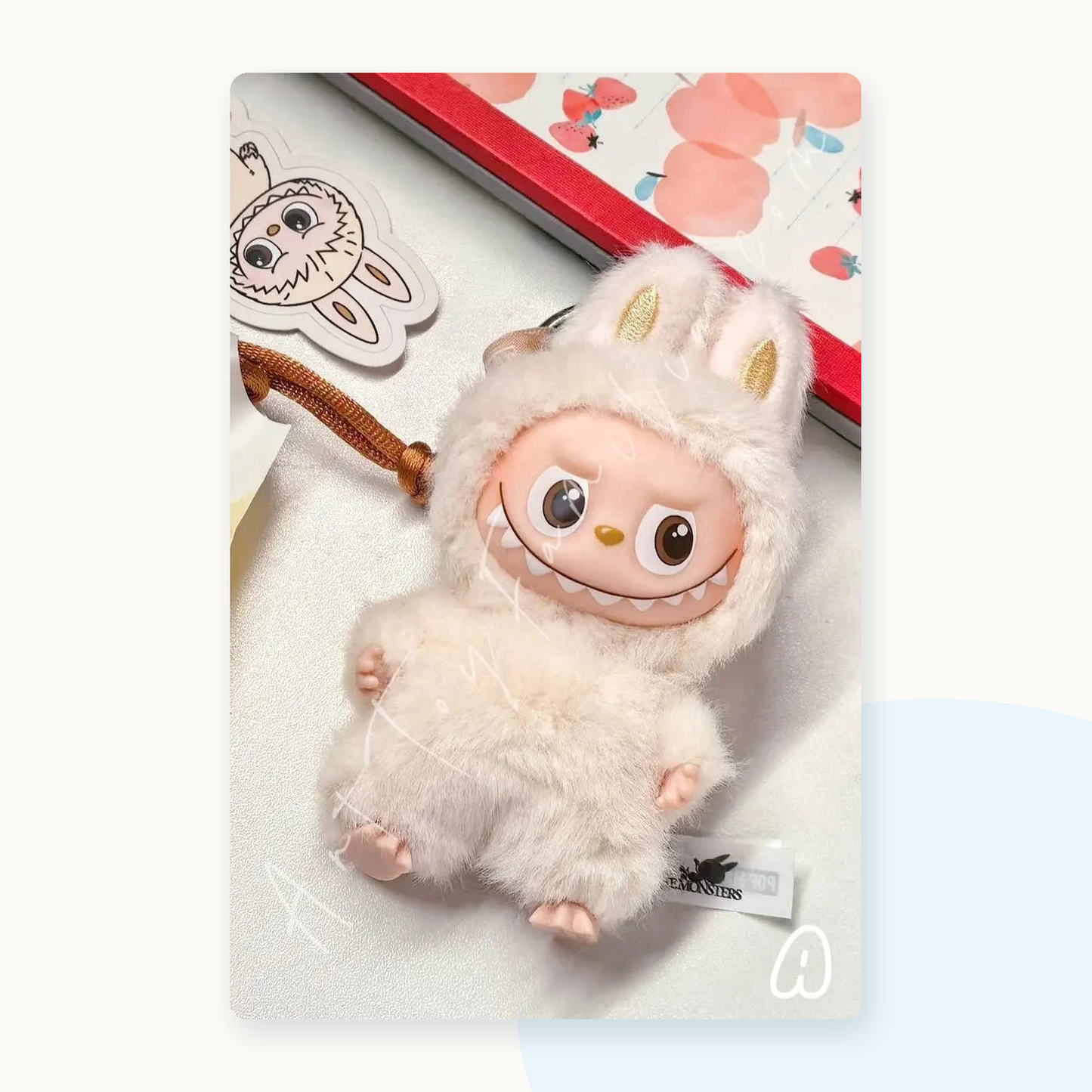POP MART Labubu The Monsters PIN FOR LOVE Series Plush Pendant Blindbox (A-M) - detail