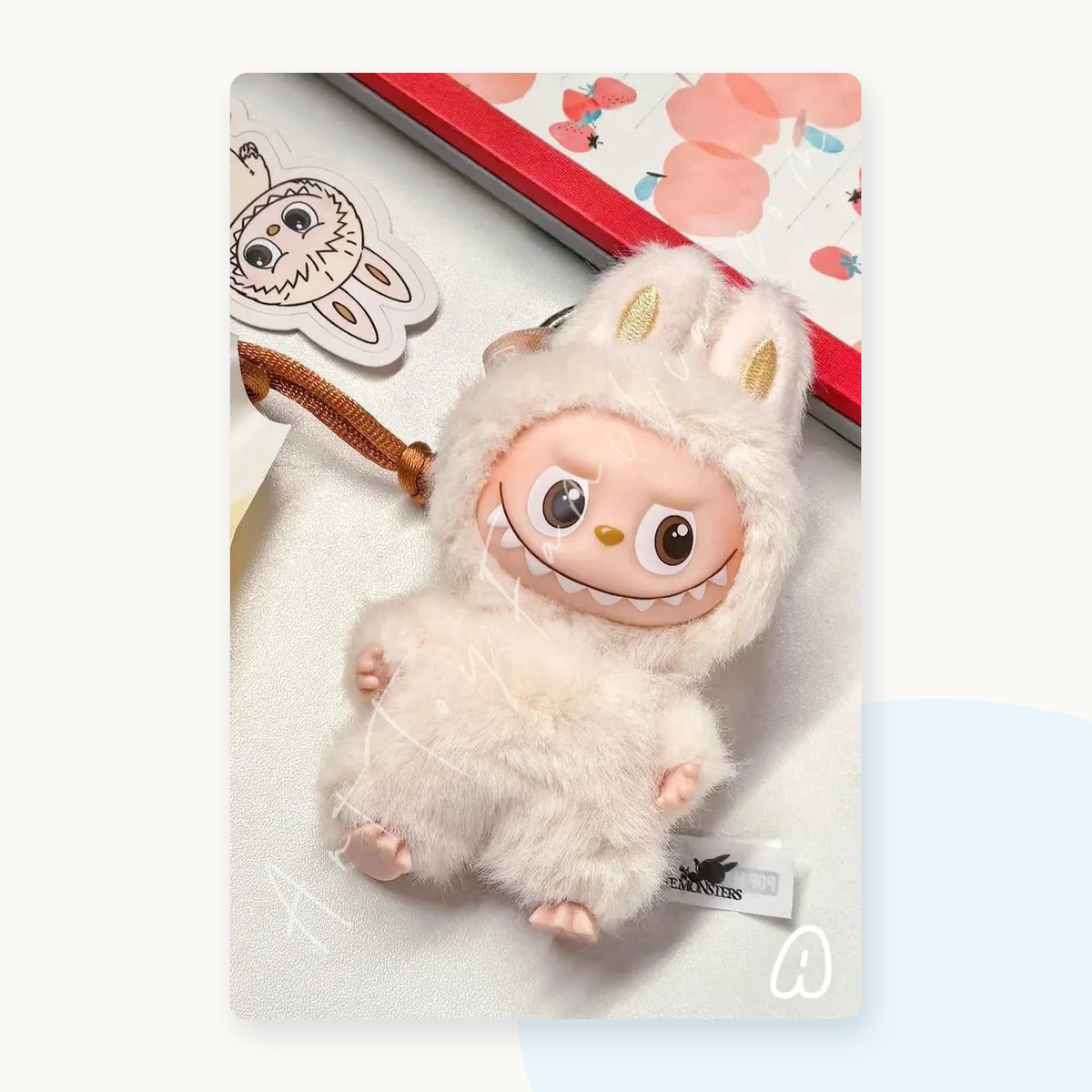 POP MART Labubu The Monsters PIN FOR LOVE Series Plush Pendant Blindbox (A-M) - detail