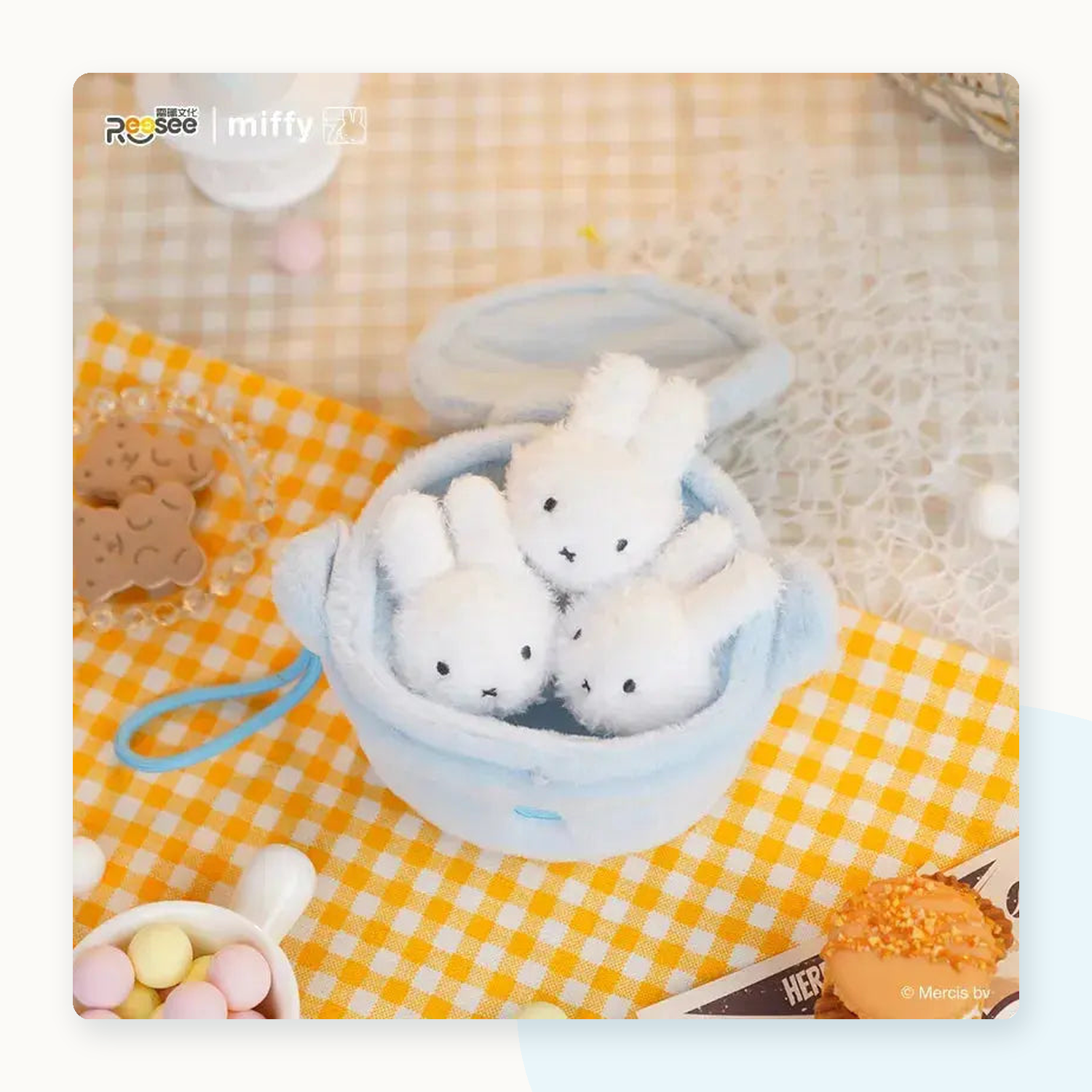 Miffy Food Workshop Series Plushie Pendant Blind Box - detail