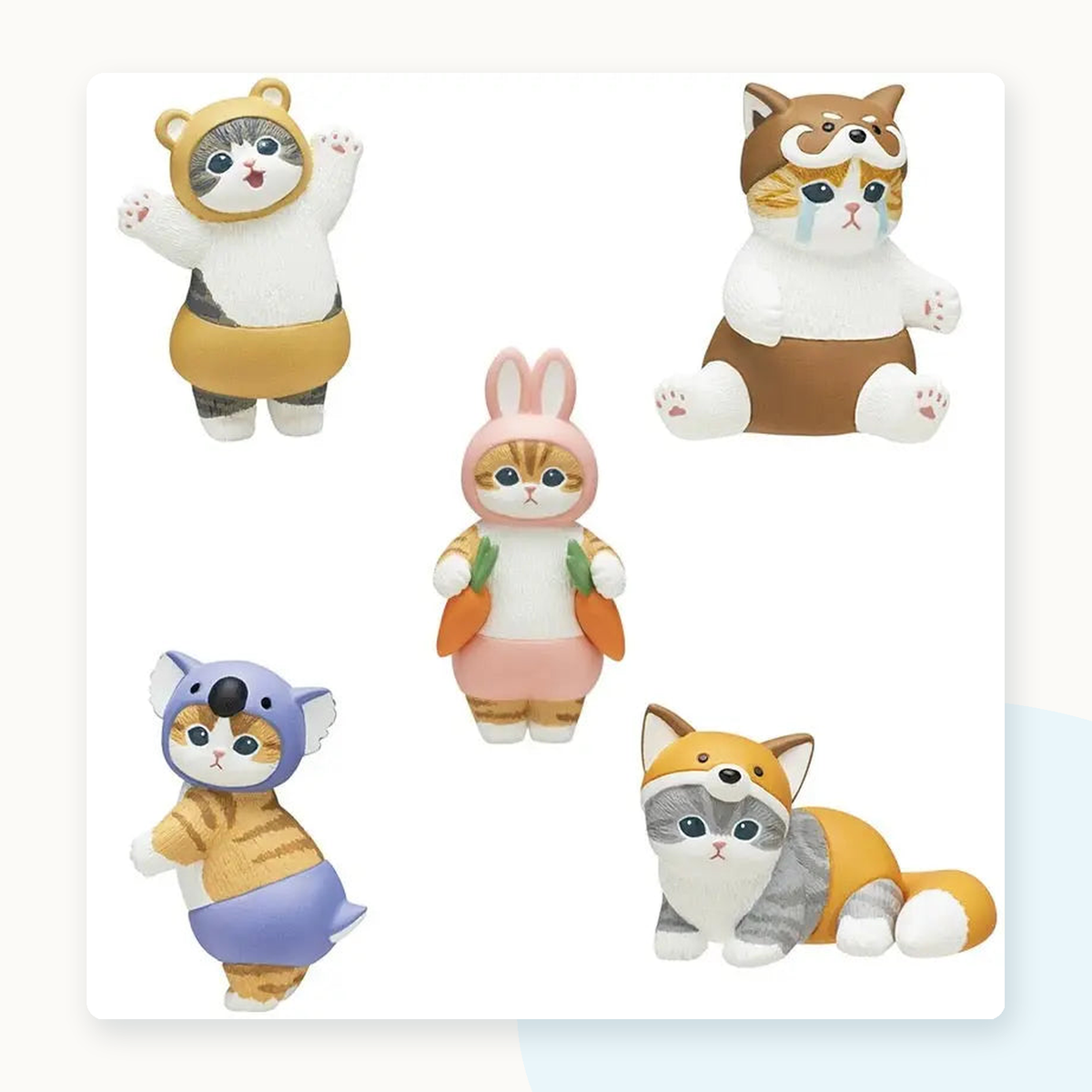 Mofusand Animal Nyanpantsu Gachapon Blindbox Capsule Mini Figurines - detail
