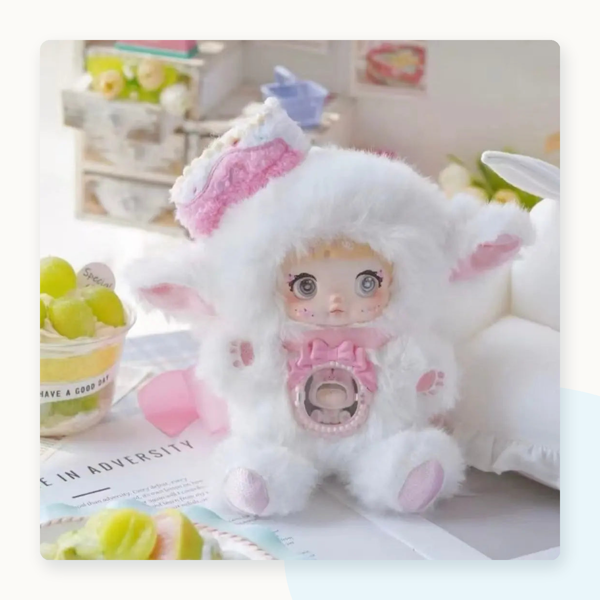 Nommi X Amarlilith A Bite of Sweetheart Plush Series Keychain Blind Box - detail