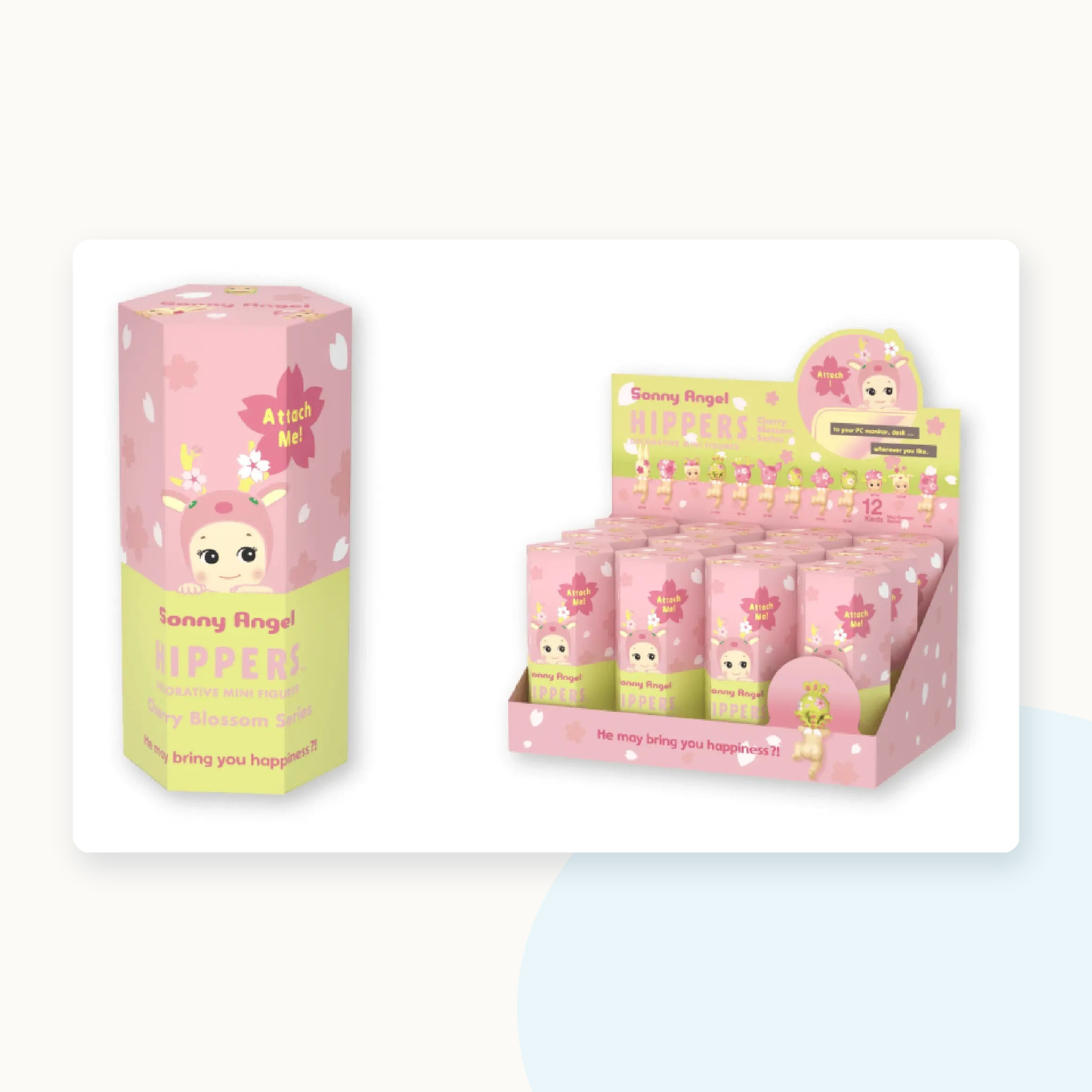 Sonny Angel Hippers Cherry Blossom Series Decorative Mini Figure Blind Box - detail