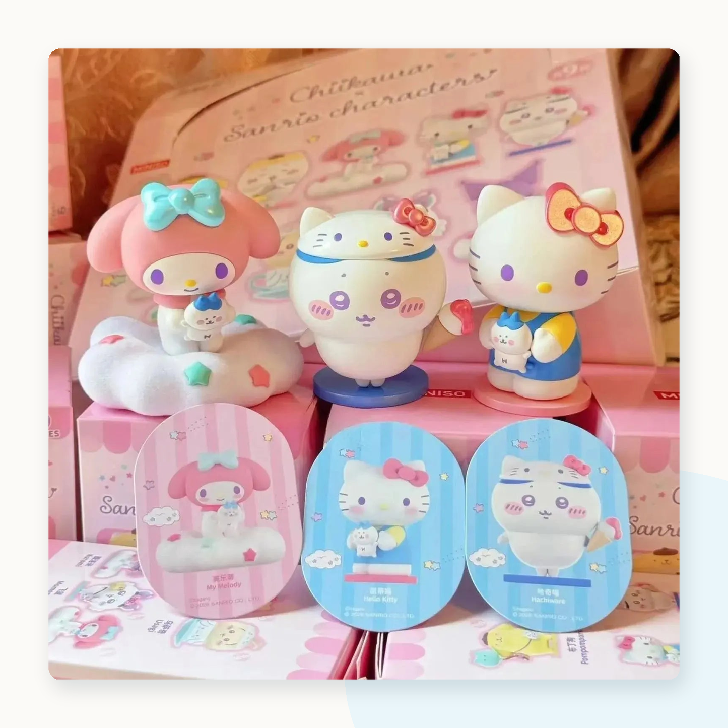 Miniso Chiikawa x Sanrio Miniso Figure Collection Blindbox - detail