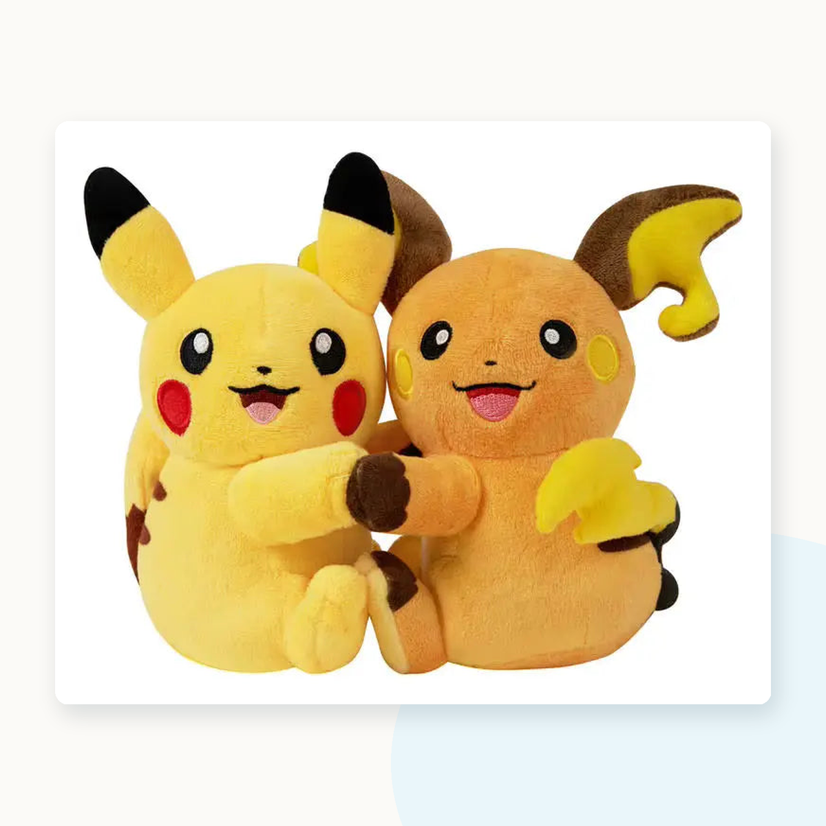 Pokemon PTCG Flash Rubbing Cheek Plush + Simplified Chinese Card Blind Box - detail