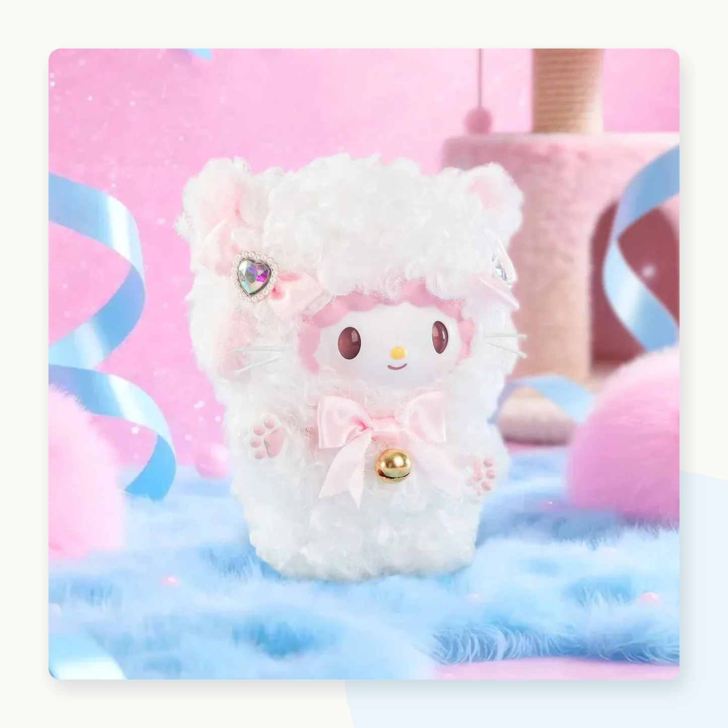 Miniso Sanrio Characters Shining Meow Group Series Plush Blind Box - detail