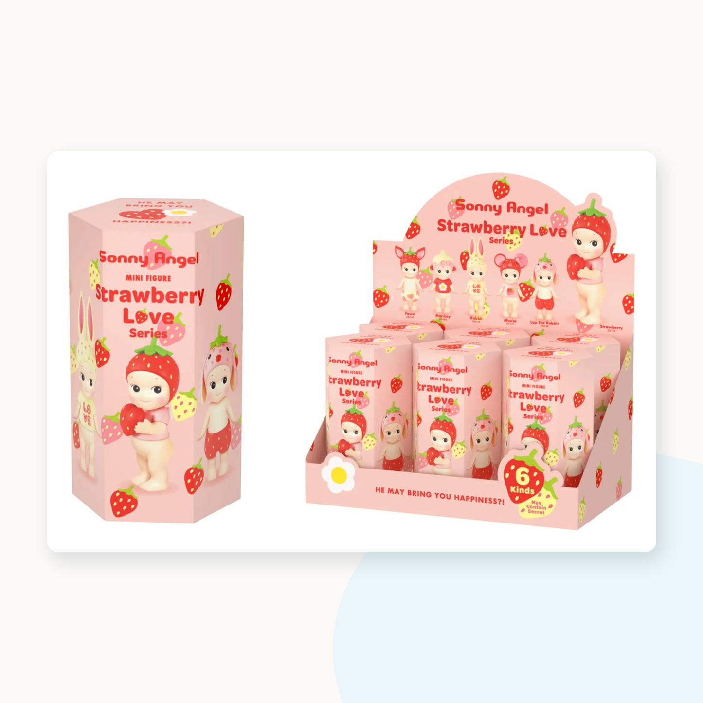 Sonny Angel Mini Figure Strawberry Love Series - detail