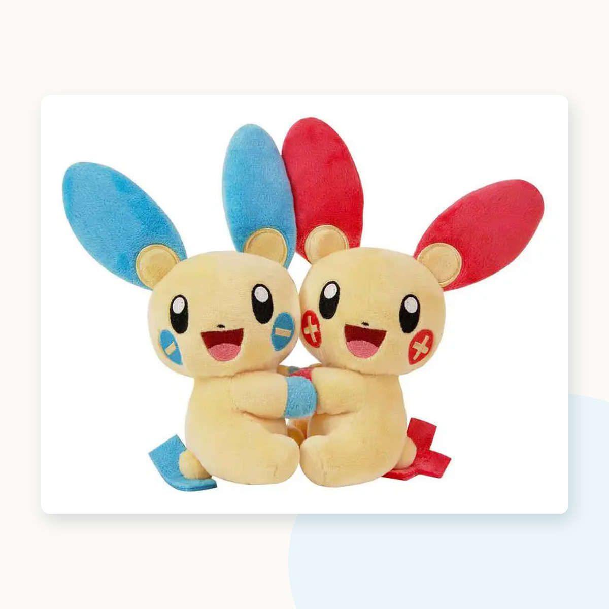 Pokemon PTCG Flash Rubbing Cheek Plush + Simplified Chinese Card Blind Box - detail