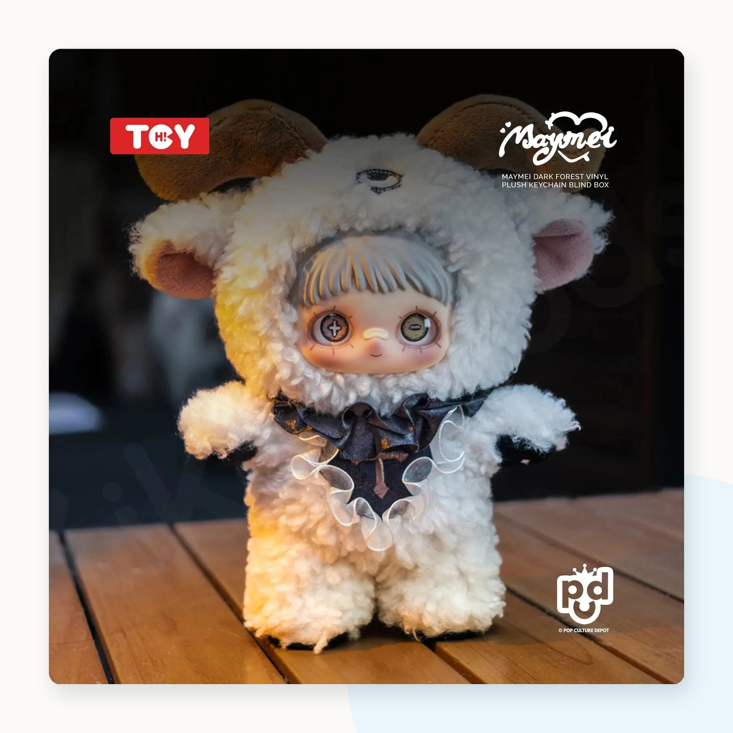 Maymei Dark Forest Series Vinyl Plush Keychain Blind Box - detail