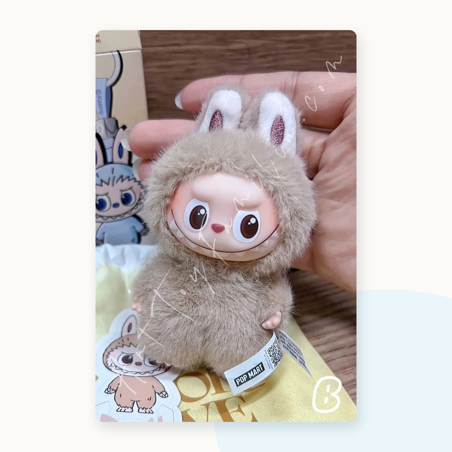 POP MART Labubu The Monsters PIN FOR LOVE Series Plush Pendant Blindbox (A-M) - detail