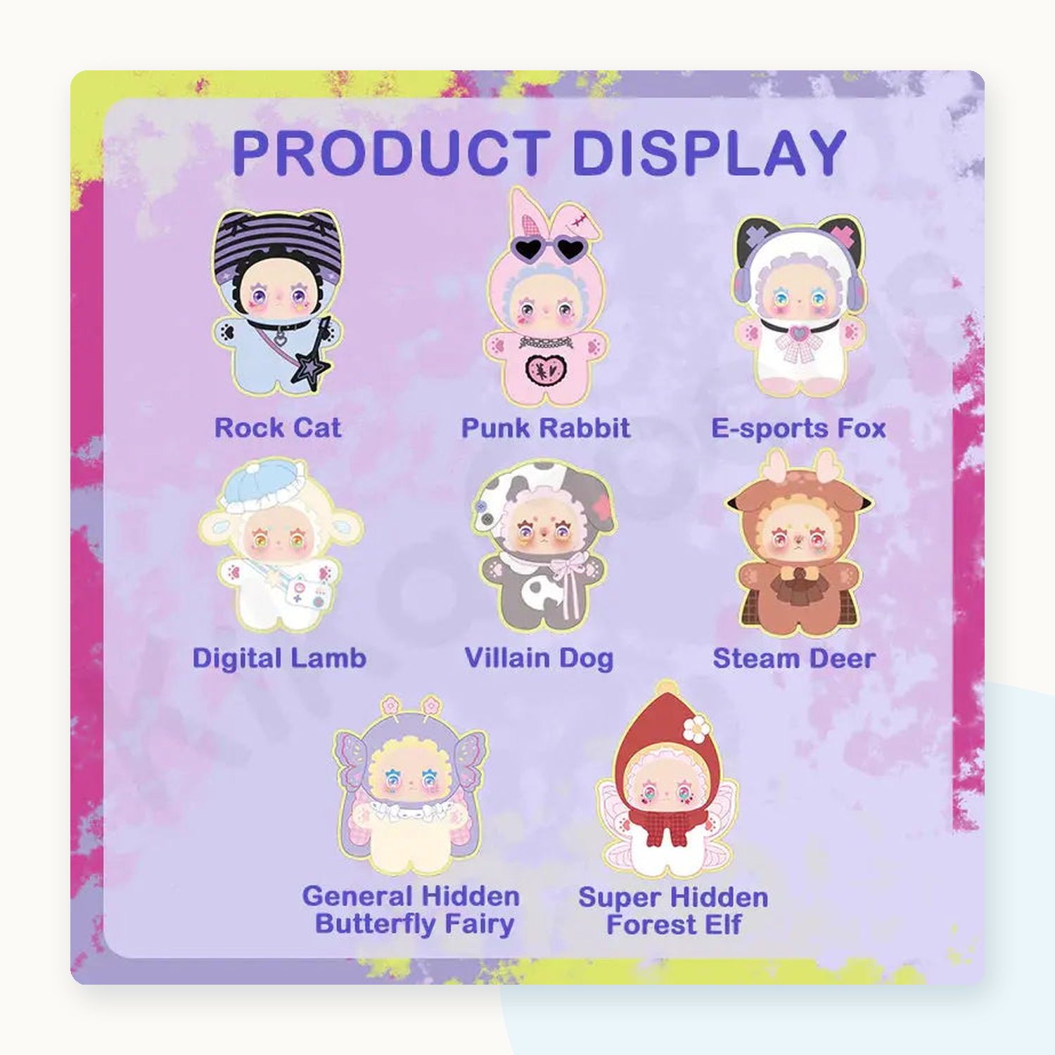 LOVELY EMMA Punk Era Series Blind Box - detail
