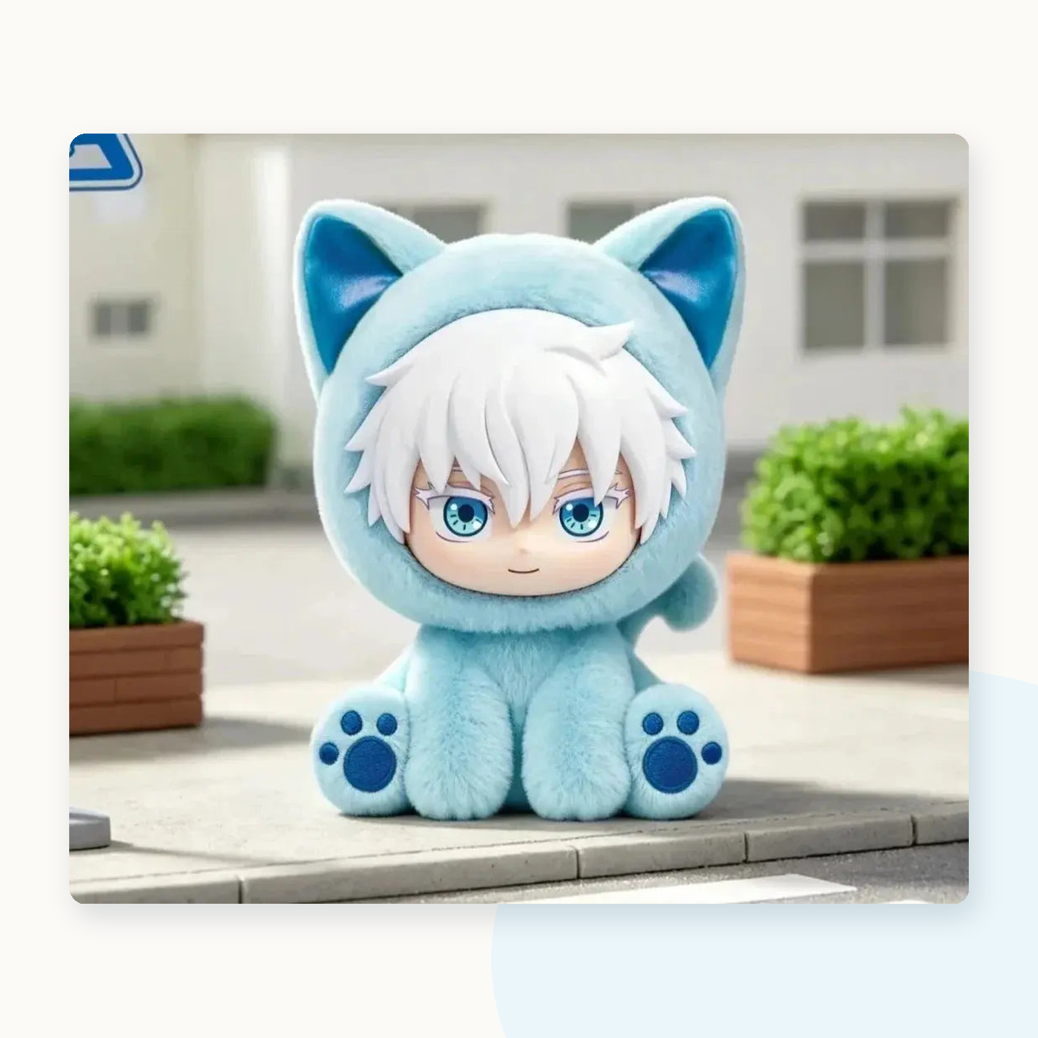 Jujutsu Kaisen Sitting Cat Party Series Plush Pendant Blind Box - detail