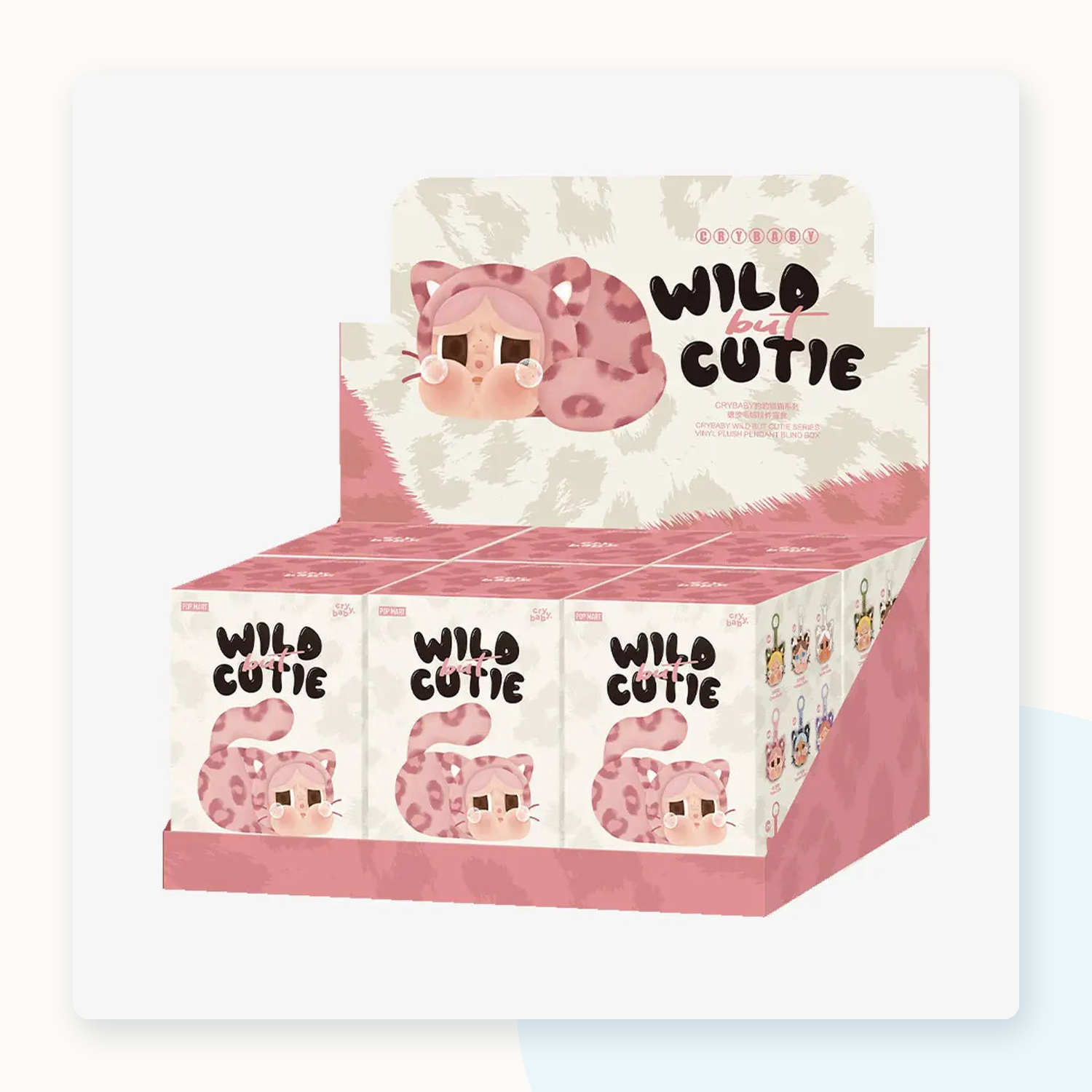 POP MART CRYBABY Wild but Cutie Series Vinyl Plush Pendant Blind Box - detail