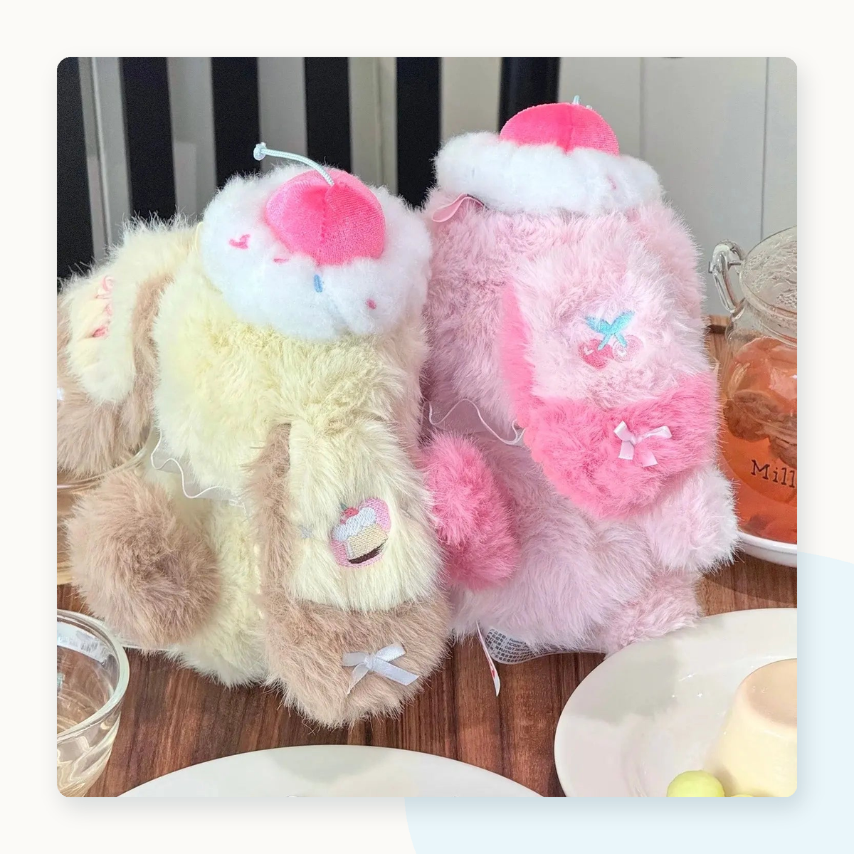Nommi X Amarlilith A Bite of Sweetheart Plush Series Keychain Blind Box - detail