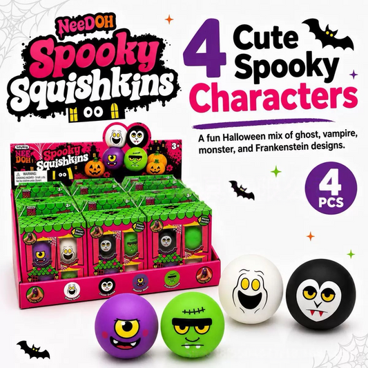 Halloween Ghost Squishy — Spooky Stress Relief Squeeze Toy