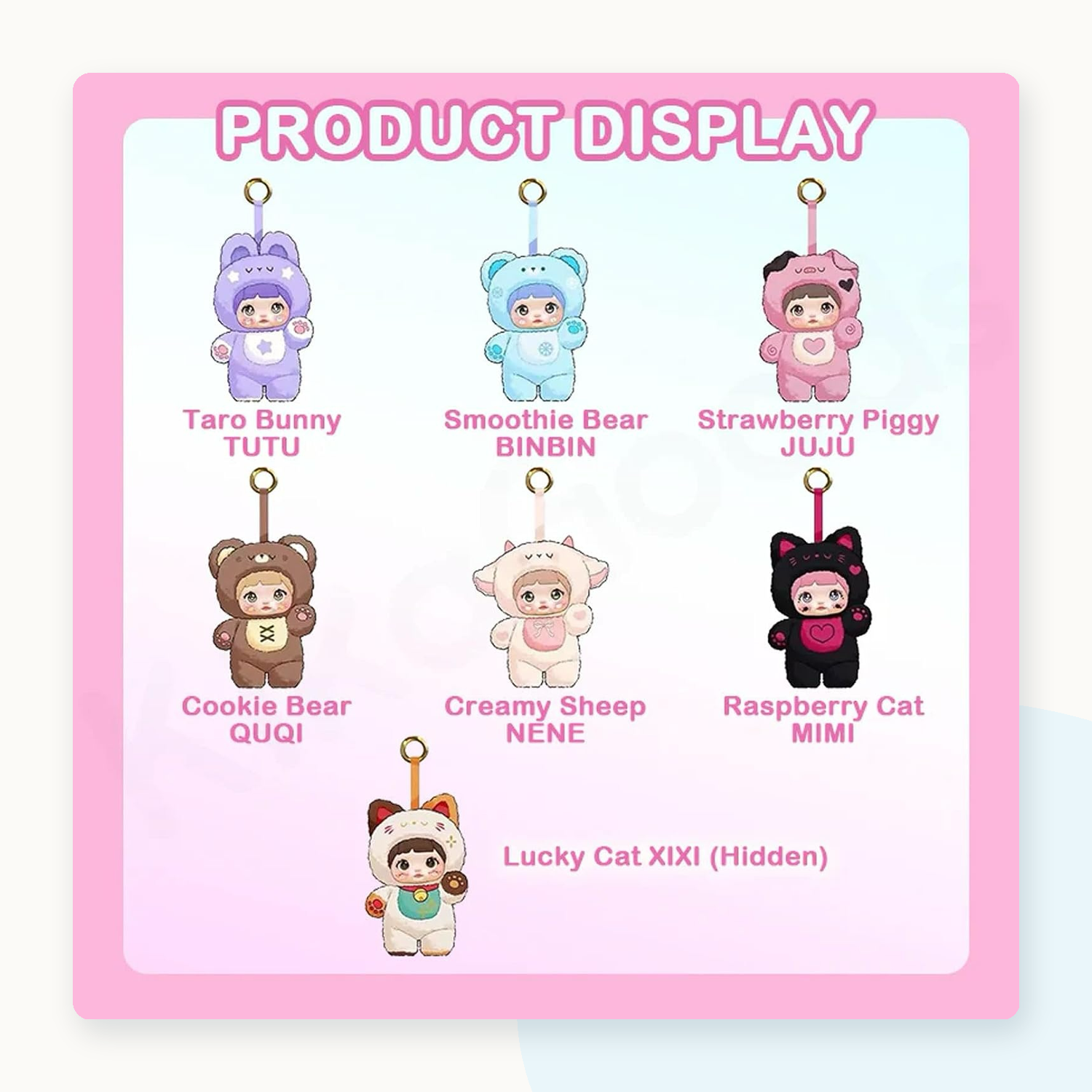 Nommi Loveliness Never Ends Keychain Blind Box - 08