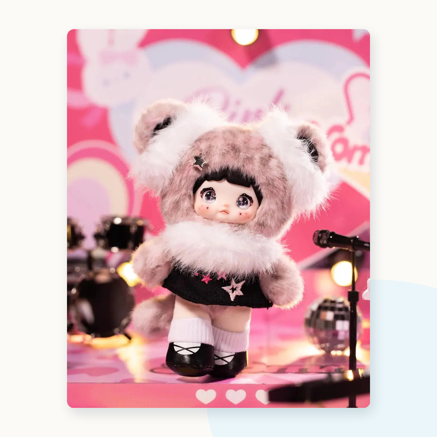 Nommi Pink Energy Series Plush Pendant Blind Box - detail