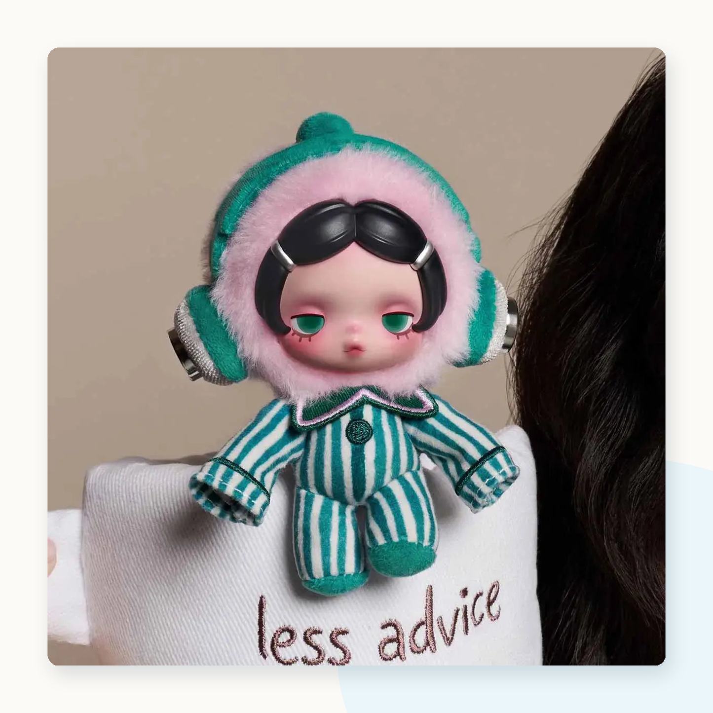 POP MART SKULLPANDA Off Mode Series Plush Pendant Blindbox - detail