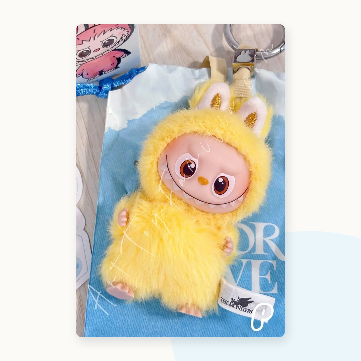 POP MART Labubu The Monsters PIN FOR LOVE Series Plush Pendant Blindbox (N-Z) - detail