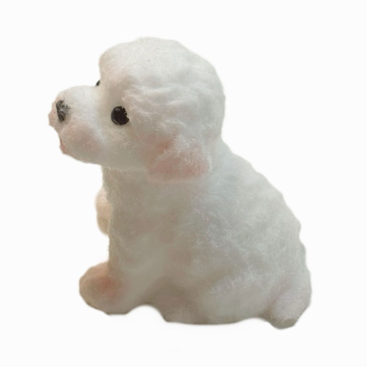 Handmade Silicone Squishy Super Mini Puppy Bichon Frise – product image 2