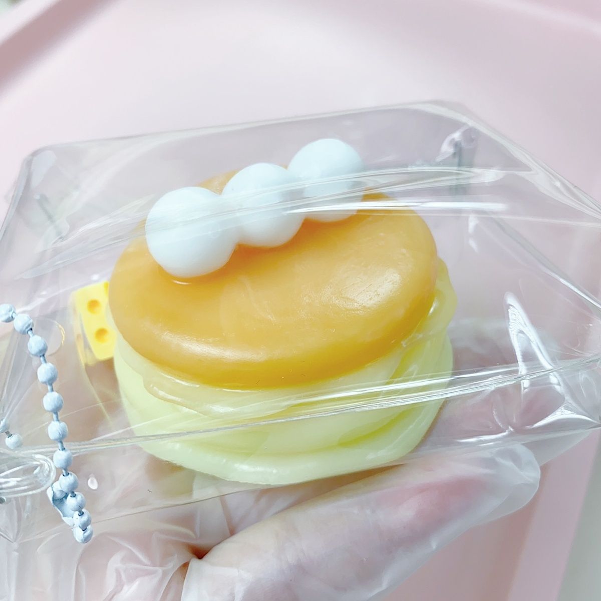Squishy Cheese Cake Stress Relief Taba Squishy Toy – product image 2