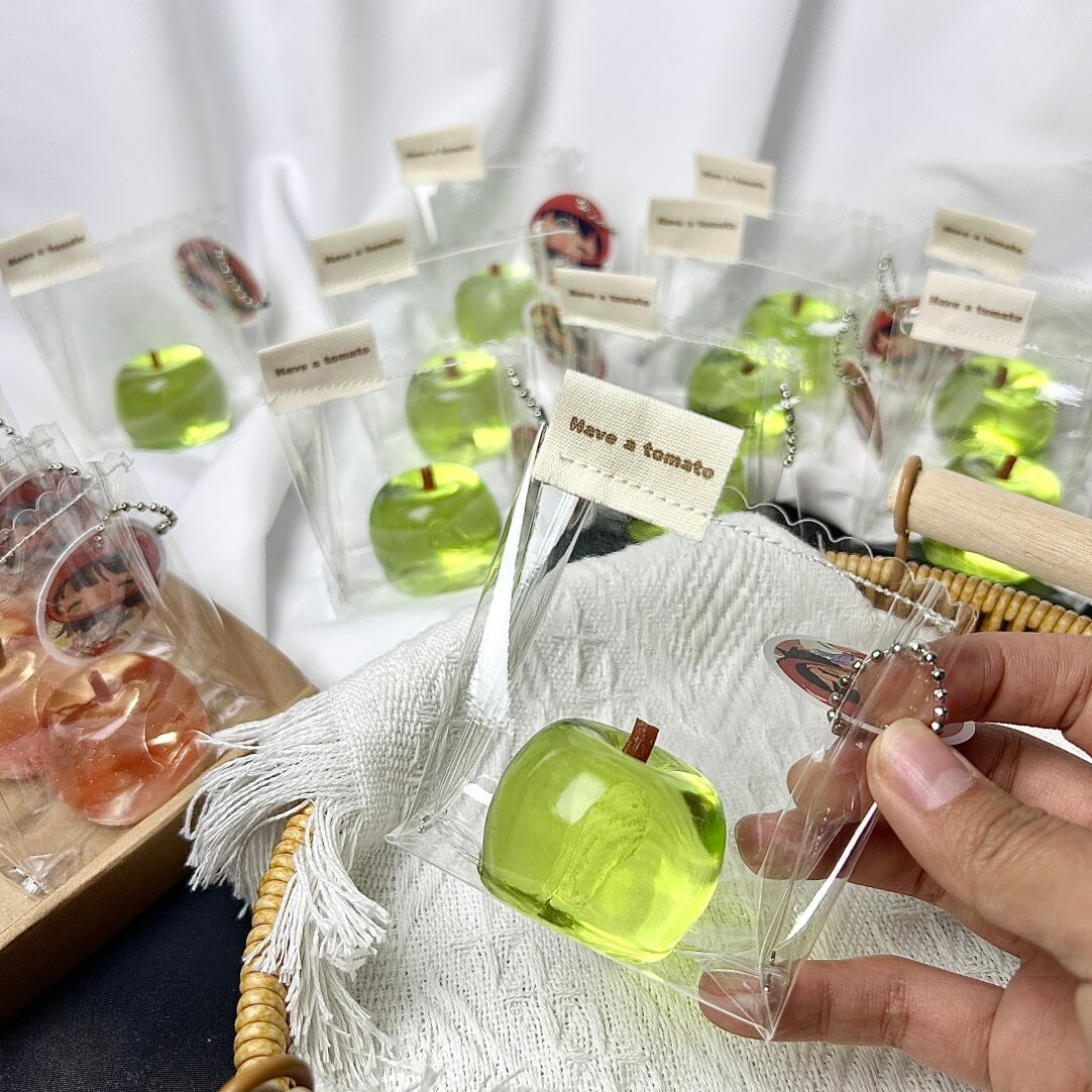 Handmade Transparent Red Apple & Green Apple Taba Squishy Toy – product image 3